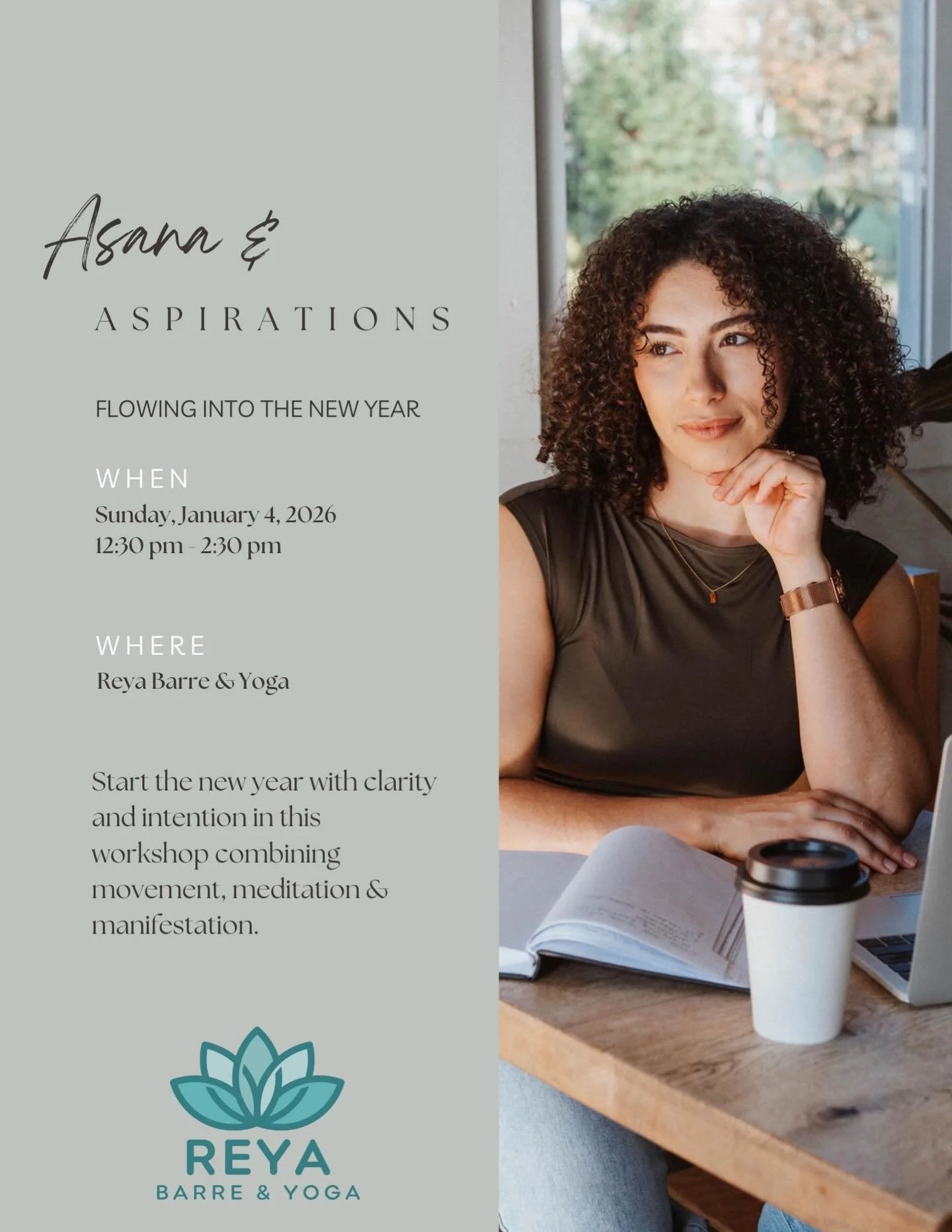 Start the New Year with clarity and intention in this workshop combining movement, meditation, and manifestation.

We&rsquo;ll begin with a 1-hour yoga class, including a guided meditation to help you reflect and set intentions for the year ahead. Th