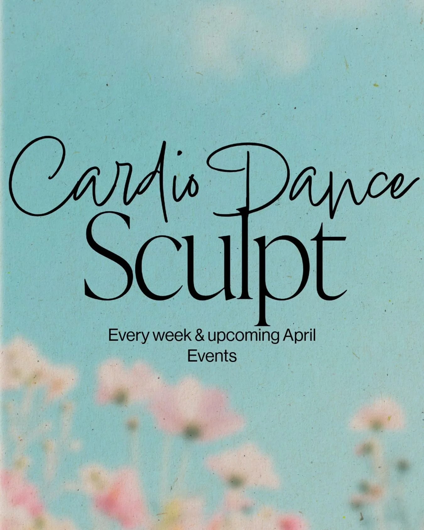 We had such a blast dancing with Dana that we have decided to make Cardio Dance Sculpt part of our weekly schedule! 

*Please bring clean (indoor only) sneakers for class*. No dirt/mud from outdoors on your sneakers please 🙃. 

Catch Dana every Wedn