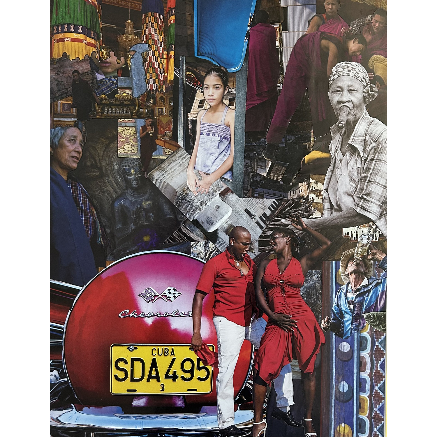 Marvin Granlund
“Postcards”,
collage, 2026, 30˝ x 20˝