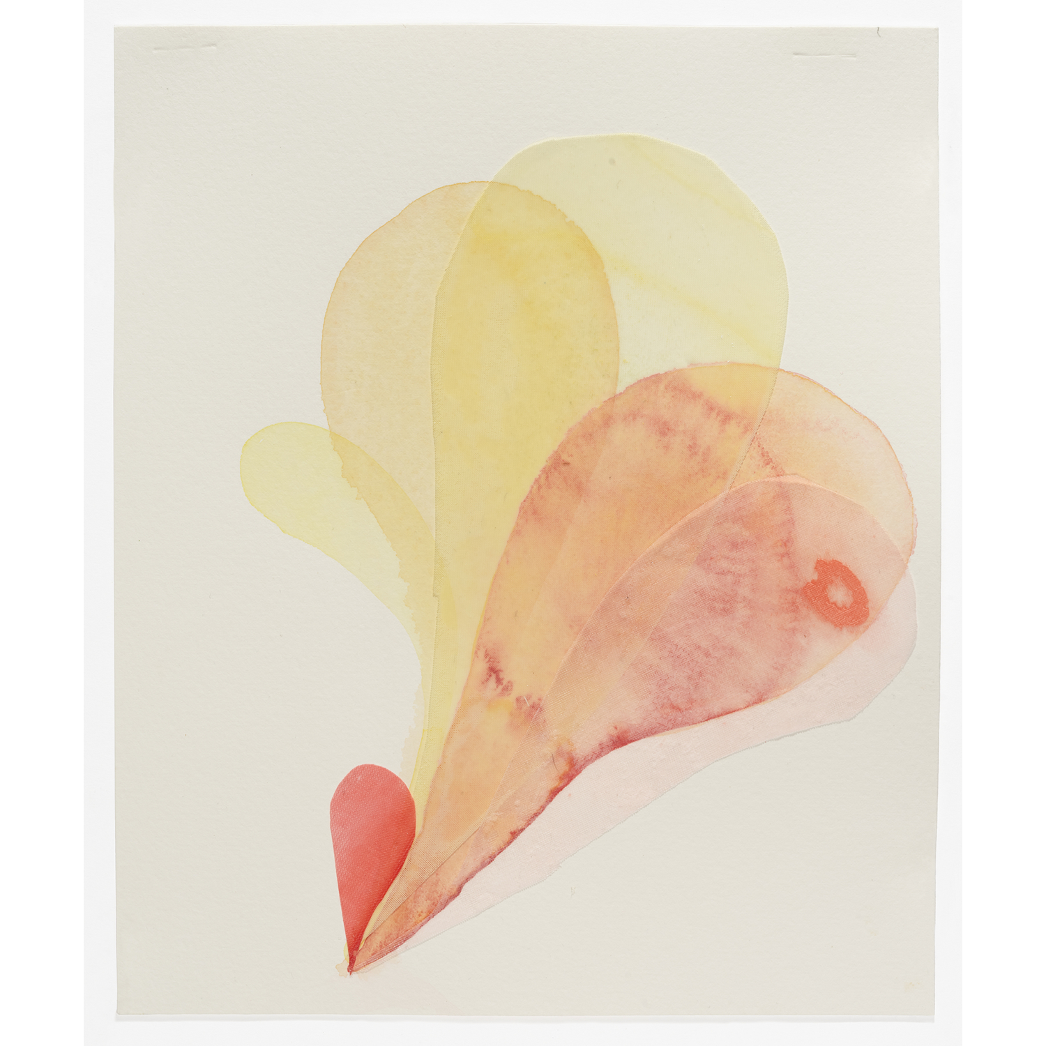Michele Theberge
“Kita (We)”,
watercolor, acrylic, and fabric on paper, 2026, 12˝ x 10˝
