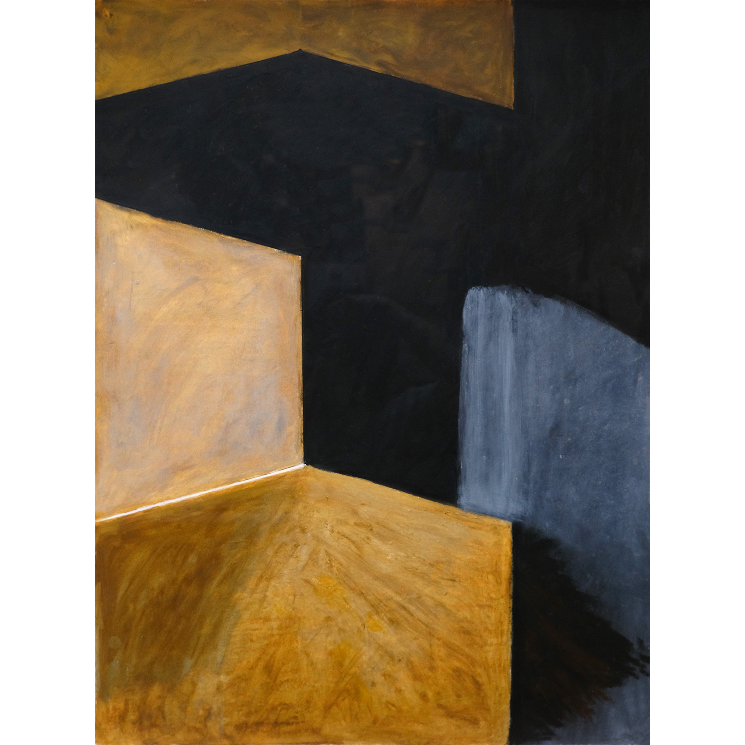 Archana Horsting
“Architectural Detail 
after Manuel Alvarez Bravo”,
oil stick on paper, 2025, 33˝ x 25.5˝