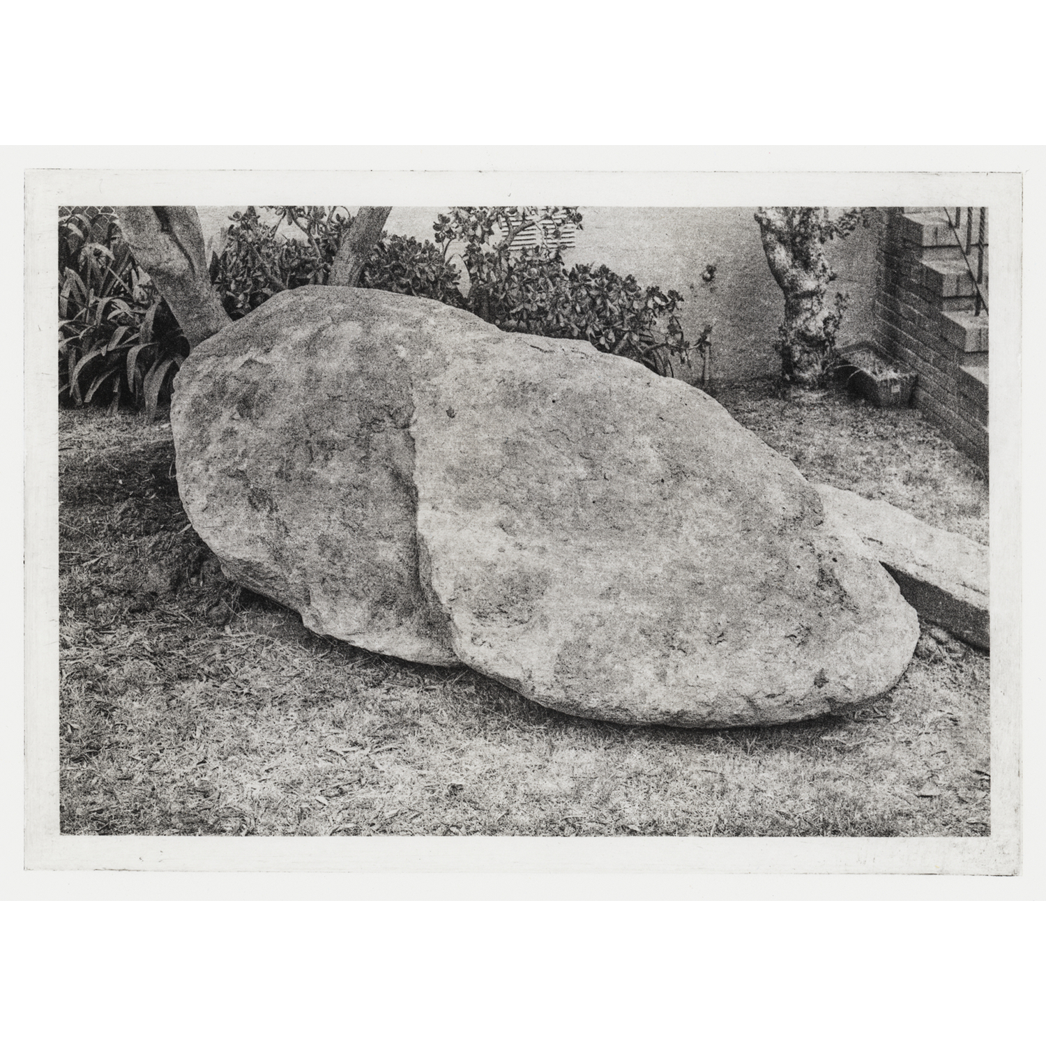 Michael Teresko
“Large Boulder”,
polymer plate photogravure, 2026, 8˝ x 12˝
