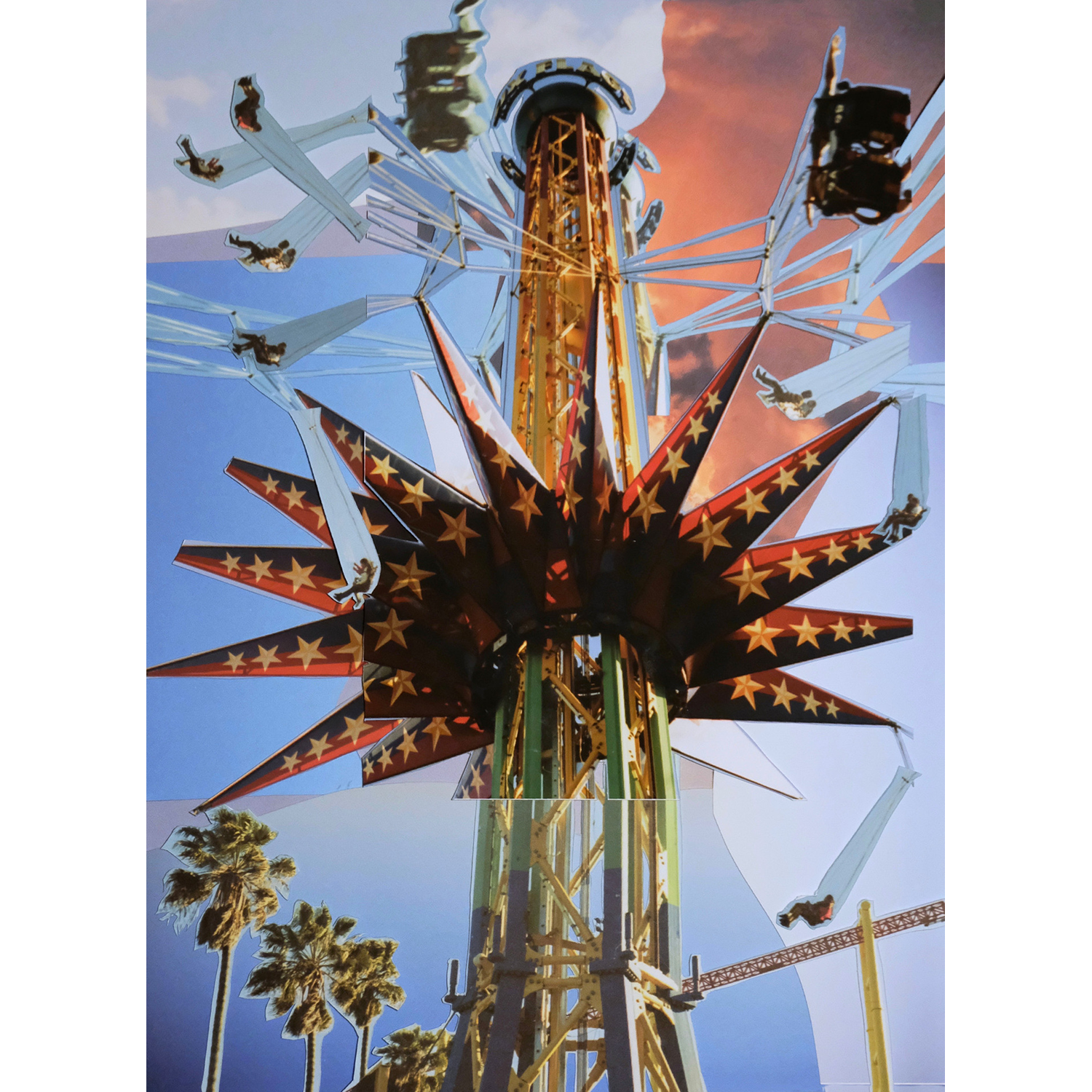 Denise Ovalle
“Dozen Spins”,
photography/analog collage, 2023, 12.5˝ x 10.25˝
