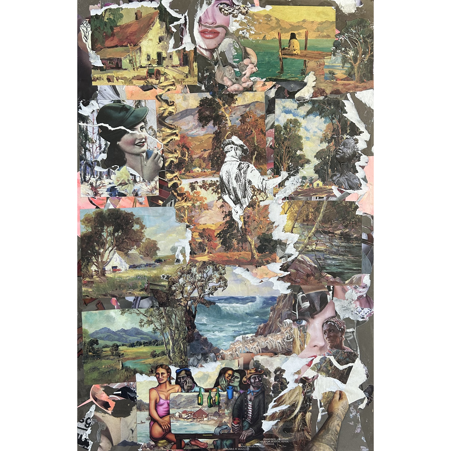 Marvin Granlund
“Cuba”,
collage, 2023, 24˝ x 18˝
