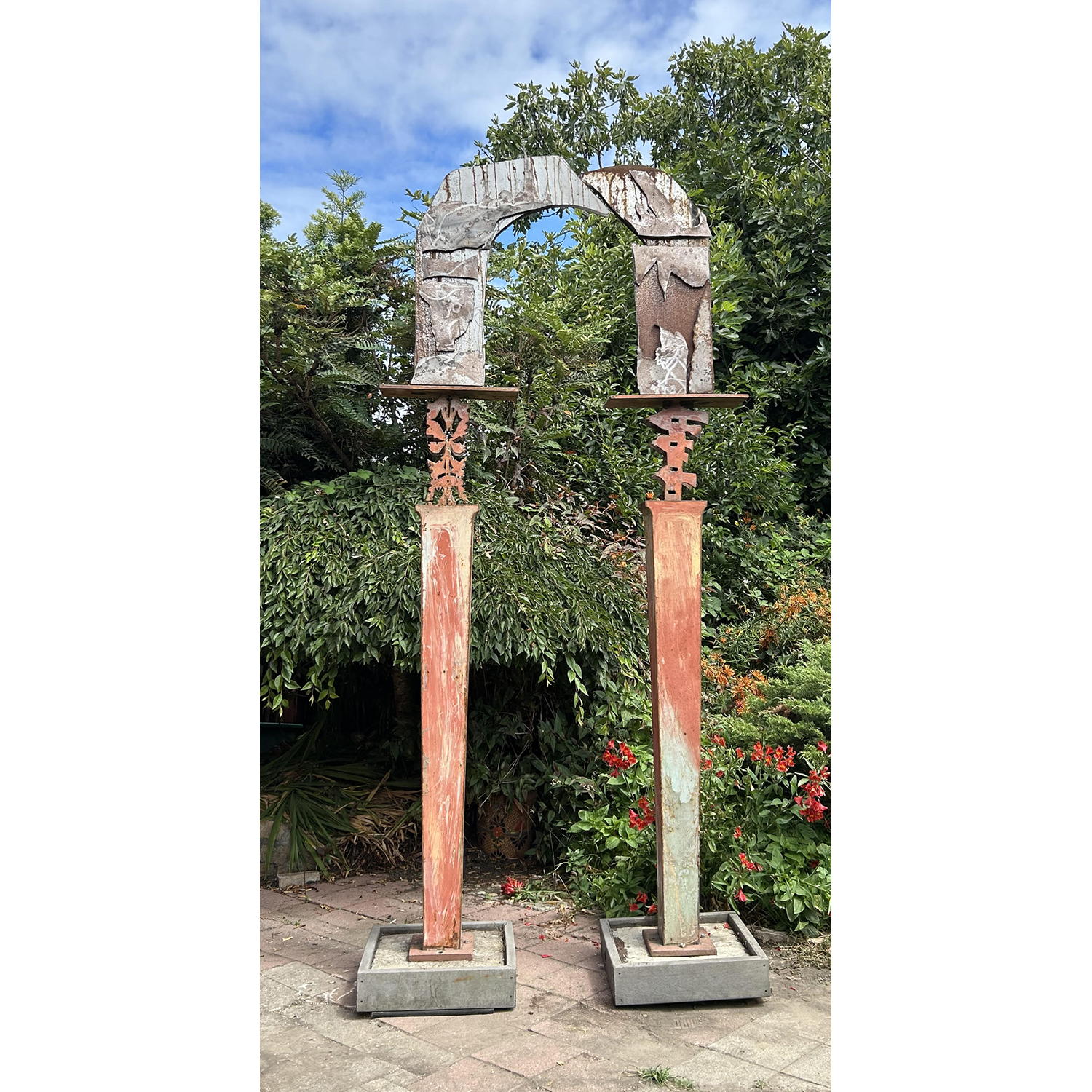 Vickie Jo Sowell
“Arca Esperanza”,
welded, painted steel, 2026, 144˝ x 72˝ x 24˝
