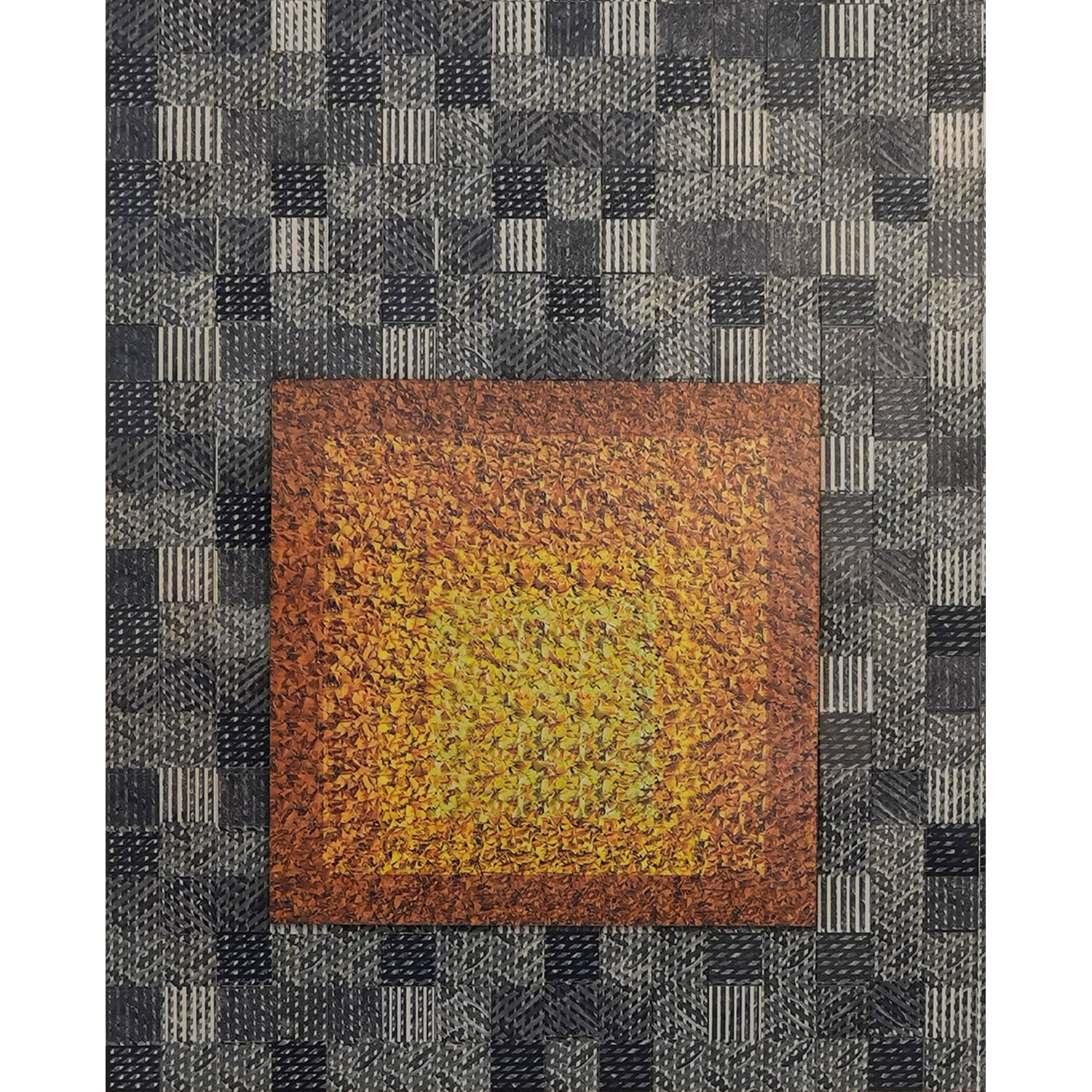 Lynne Turner
“Homage”,
archival pigment, transfer, acrylic, 
watercolor paper, wood, 2026, 20˝ x 16˝
