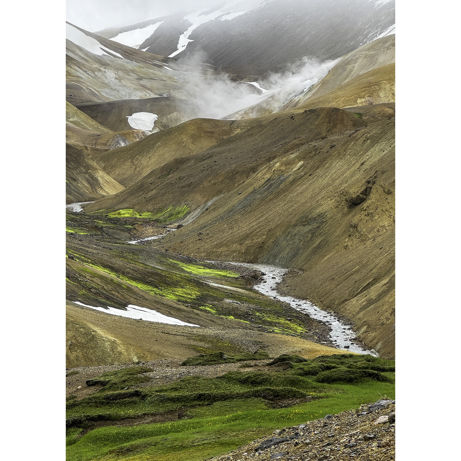 Raph Greenberg
“Landmannalaugar in Mist”,
photography, 2024, 14˝ x 20˝