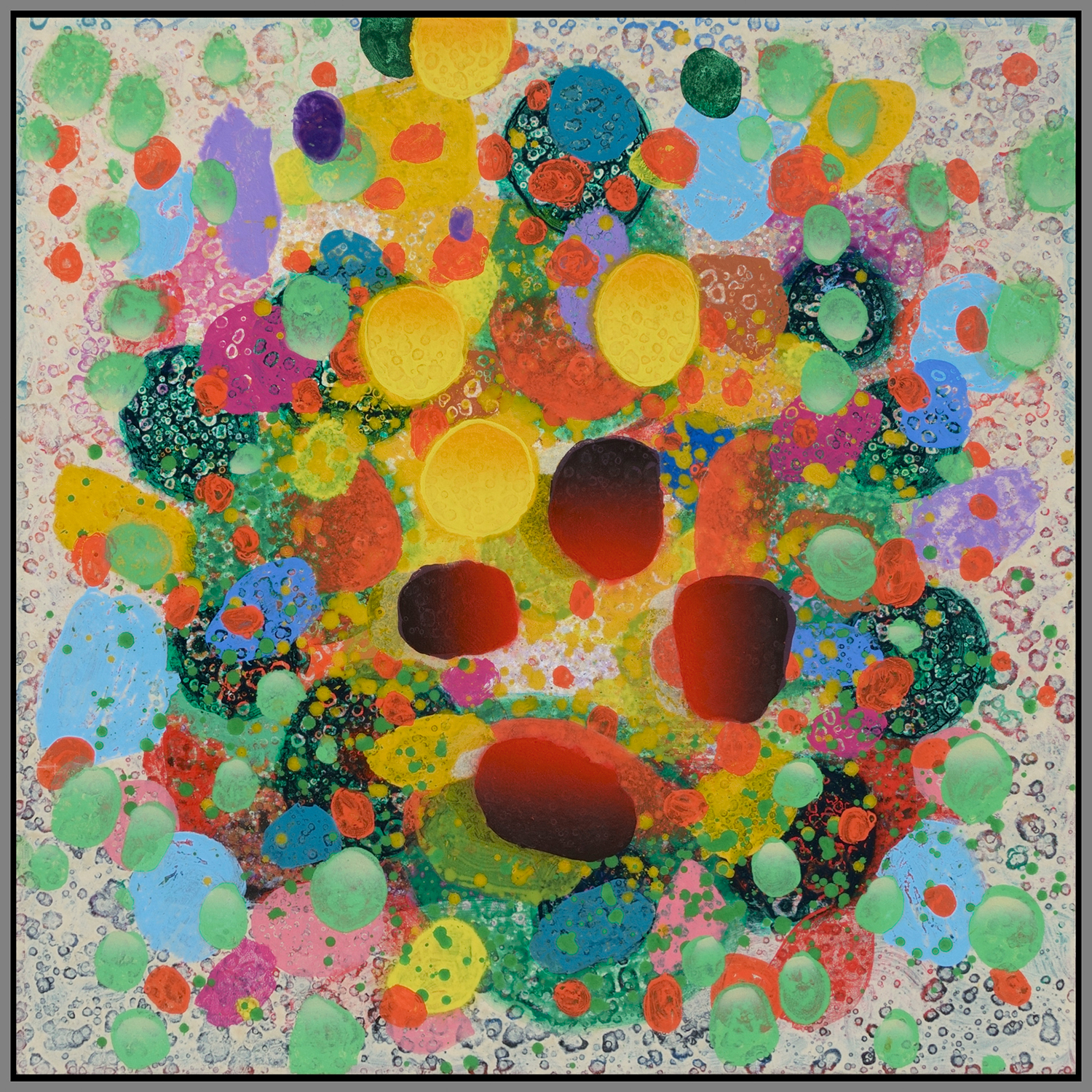 Michael Murphy
“Fleur (sRGB)”,
acrylic, 2025, 36˝ x 36˝ x 2˝
