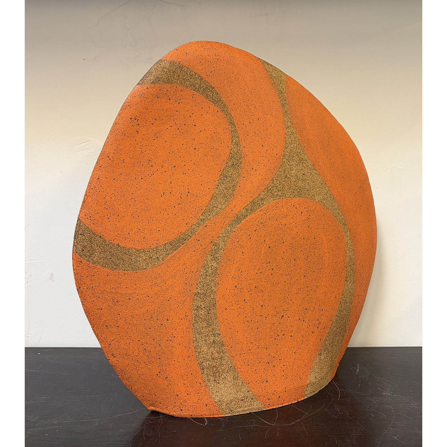 Cuong Ta
“Orange”,
ceramic (reduction fired stoneware), 2026, 18˝ x 17˝ x 5˝
