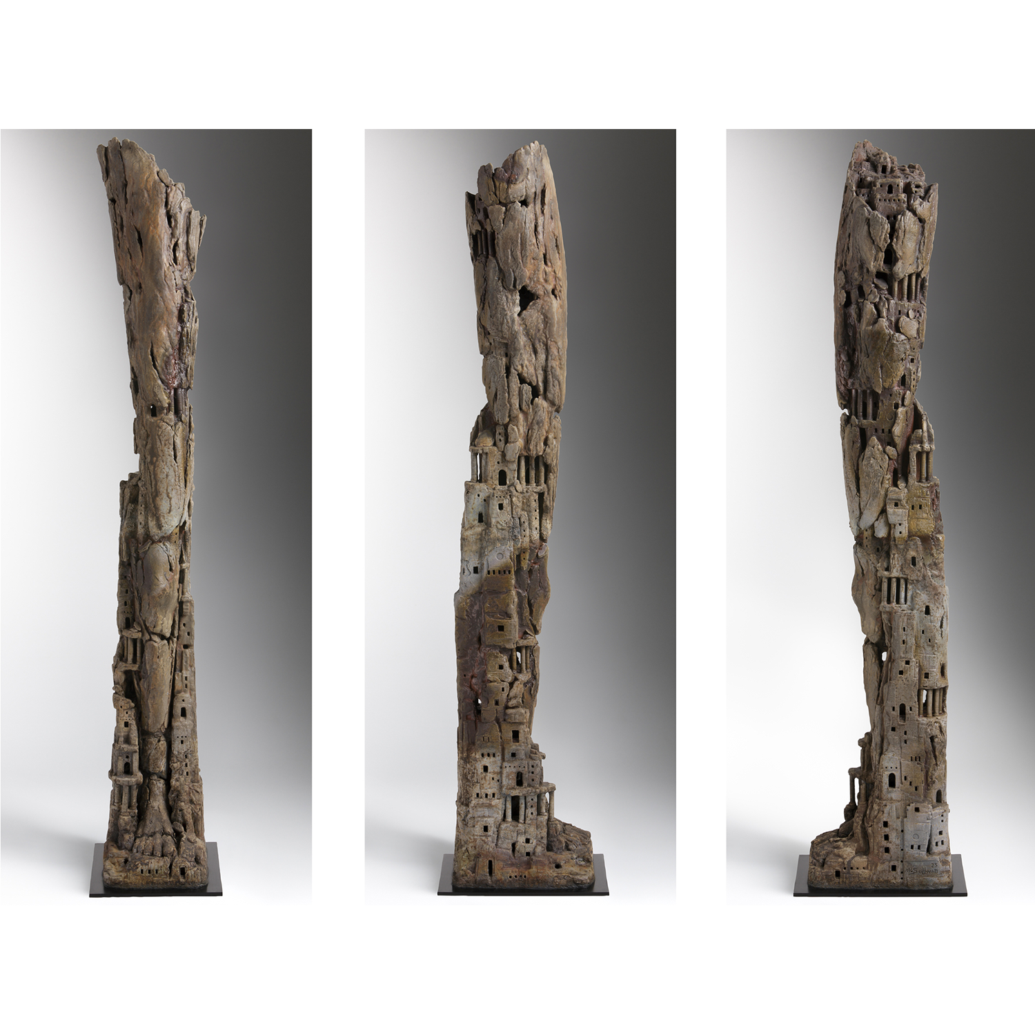 William Schwob
“Legacy”,
anagama wood fired clay, 2025, 71.5˝ x 12.5˝ x 16˝
