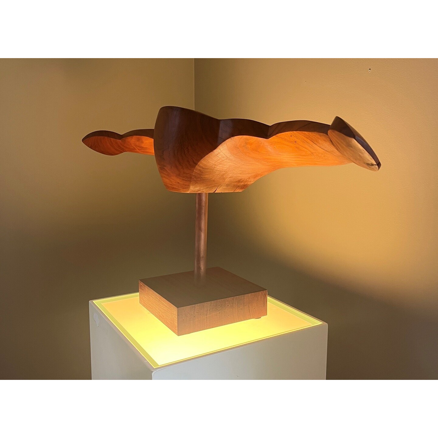 Roger Bash
“Sink Chi”, 
cherry, 2026, 12˝ x 30˝ x 8˝