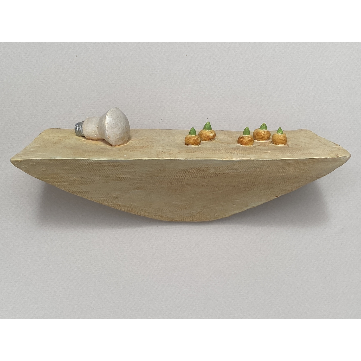 James Morris
“Coa”, ceramic, paint, encaustic, 2022, 4˝ x 7˝ x 2˝
