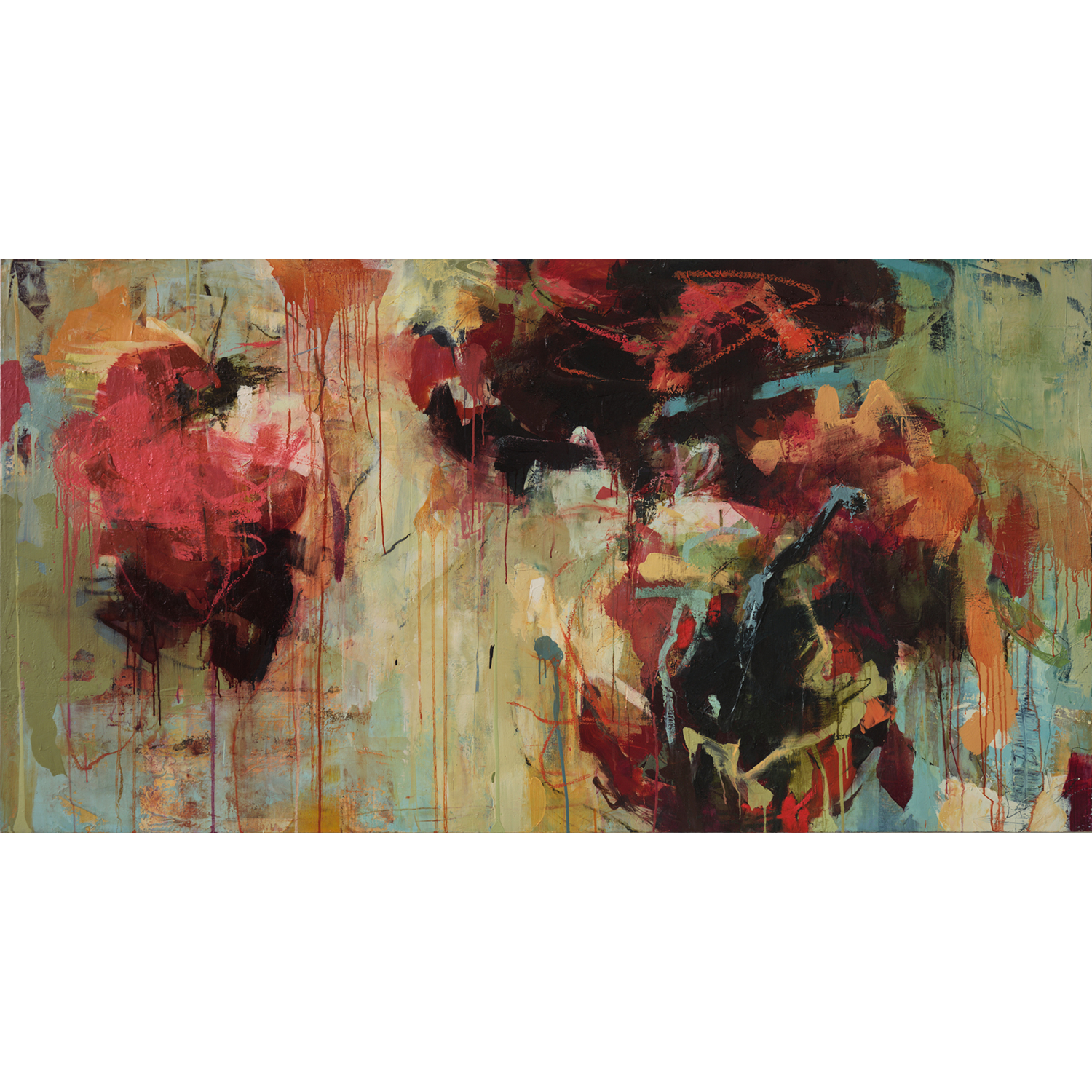 Teresa Kalnoskas
“Hachiya”,
oil, alkyd, and wax on linen, 2026, 48˝ x 76˝