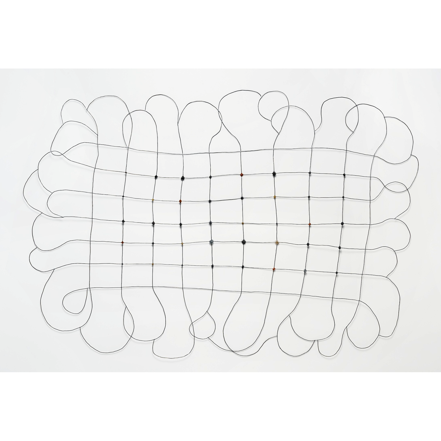 Mari Andrews
“Quilt”, 
brass, copper, steel wire, 2024, 45˝ x 65˝
