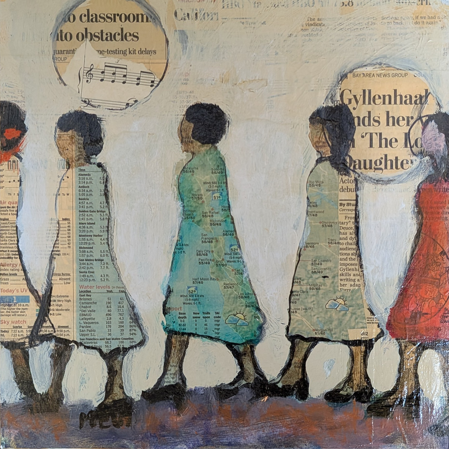 Juliet Mevi
“In Search of Unity”,
mixed media, 2026, 12˝ x 12˝
