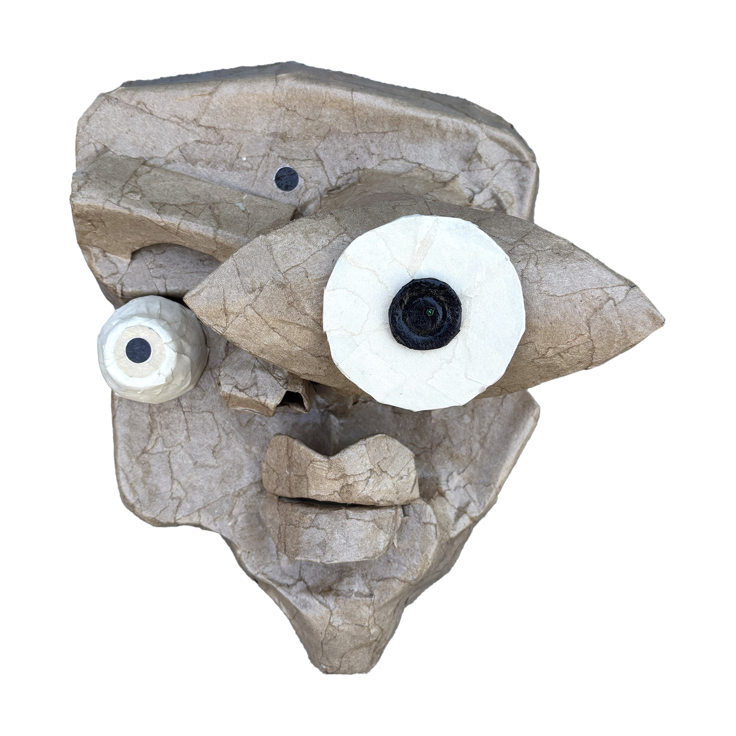 Melissa Lucero
“Pride”,
egg cartons, packing paper, glue, 
and glitter dot, 2026, 10.5˝ x 9.5˝ x 3.5˝
