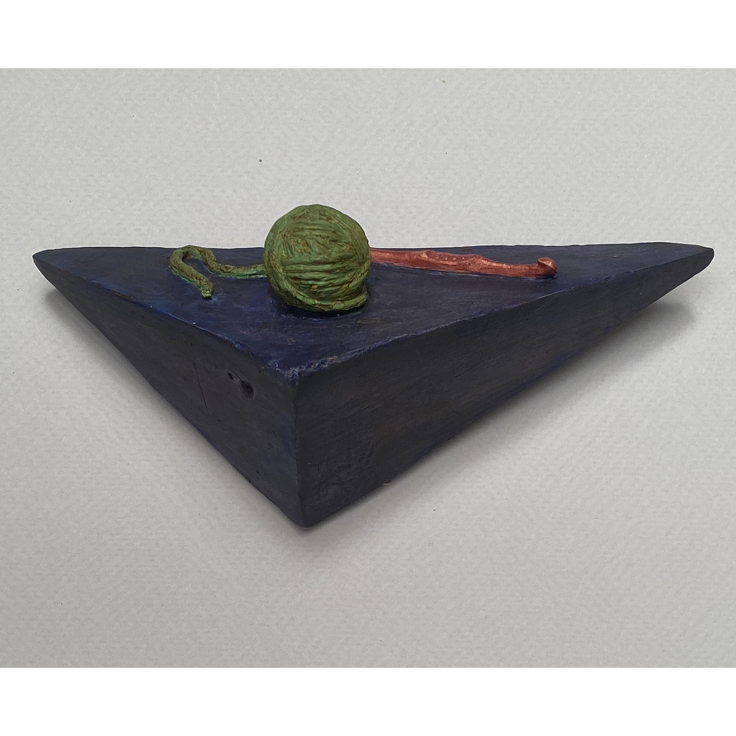 James Morris
“Soon to Be Hooked”,
ceramic, paint, encaustic, 2021, 3.5˝ x 6.5˝ x 2˝
