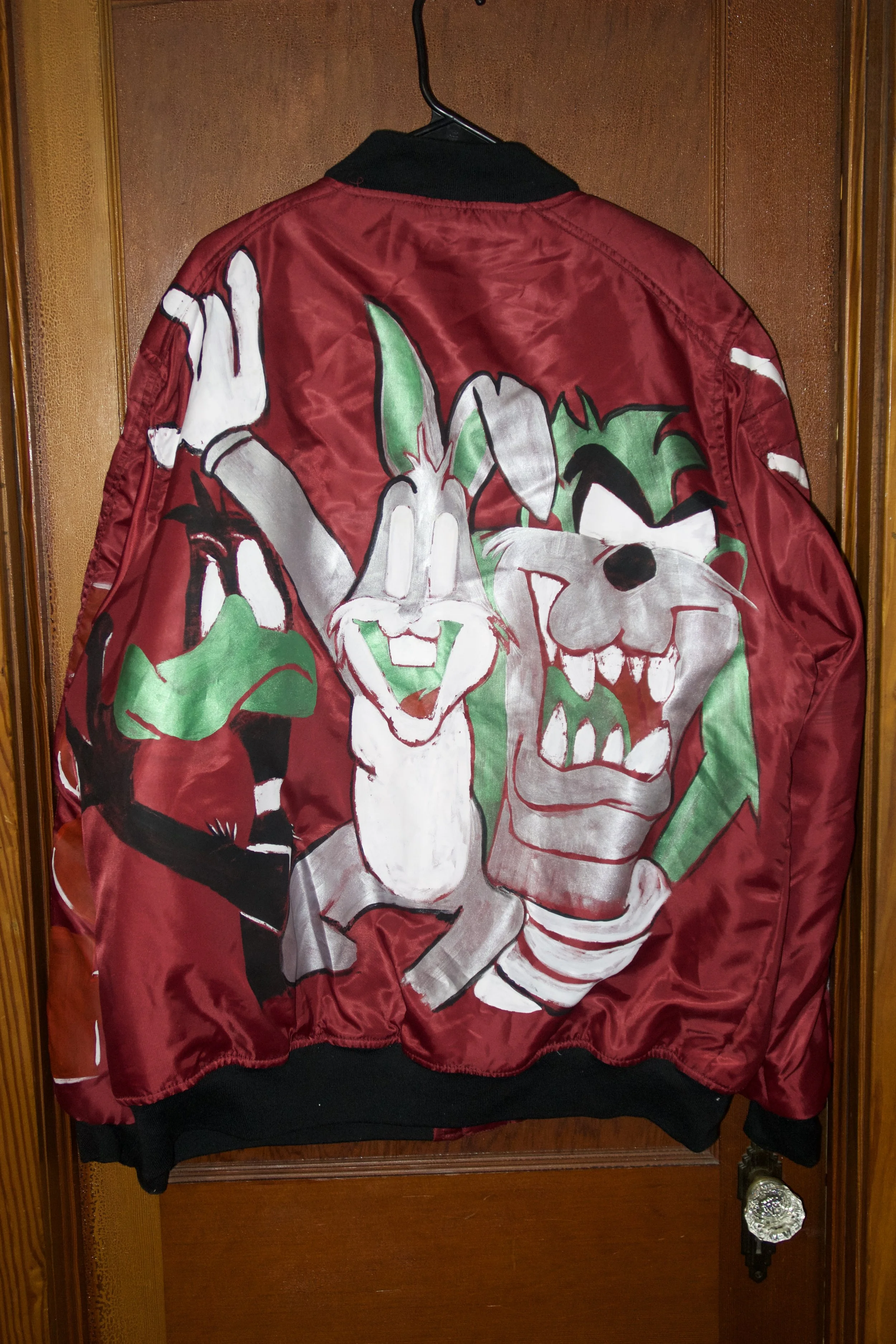 custom cartoon bomber jacket