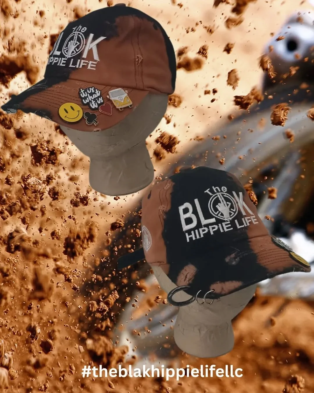 Here at the blak hippie life, we get dirty in a custom way. Our caps are a custom piece. You got to ask for it by name...

#theblakhippielifepage