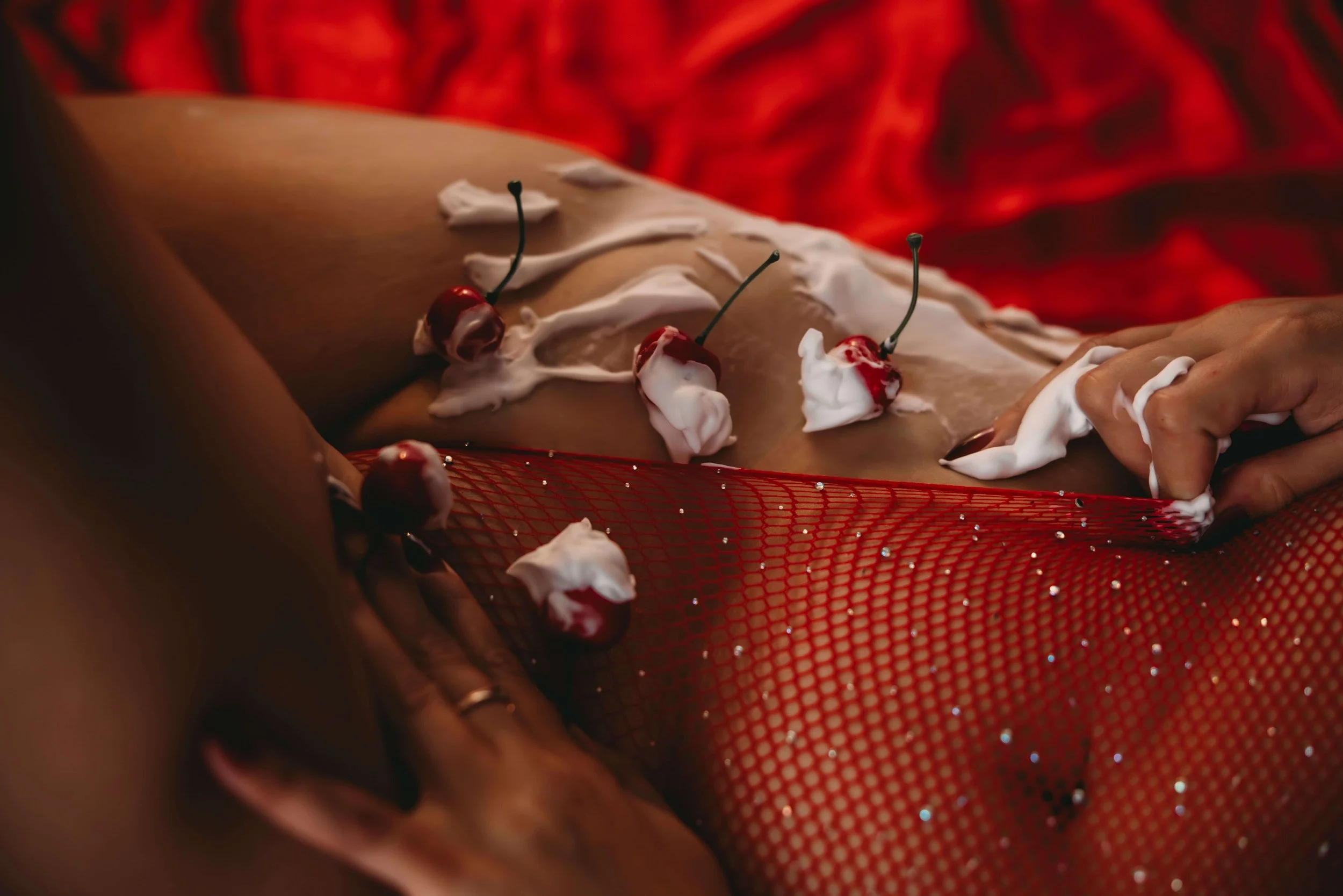 Whipped Cream + Cherries