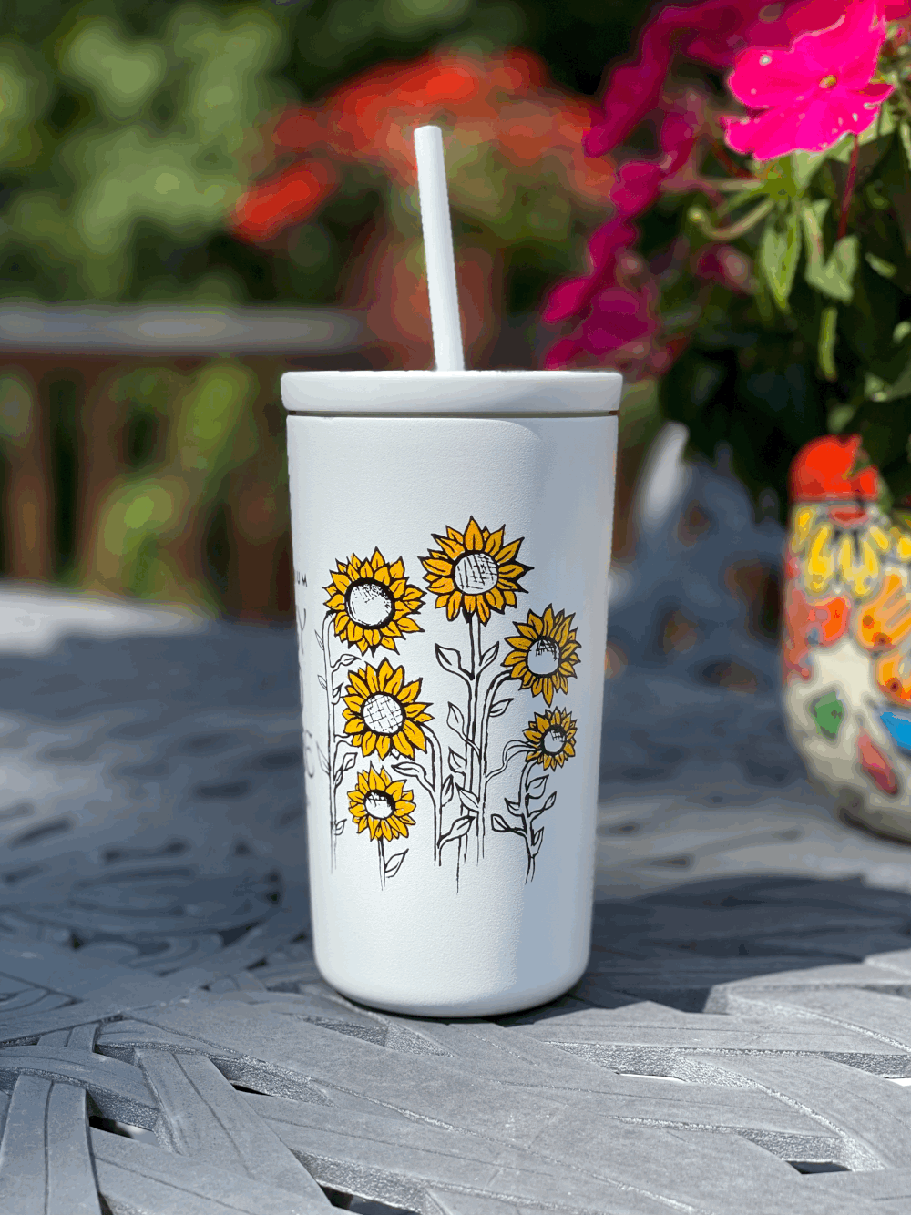 Sunflower Cold Sipper 16oz — Coffee Emporium