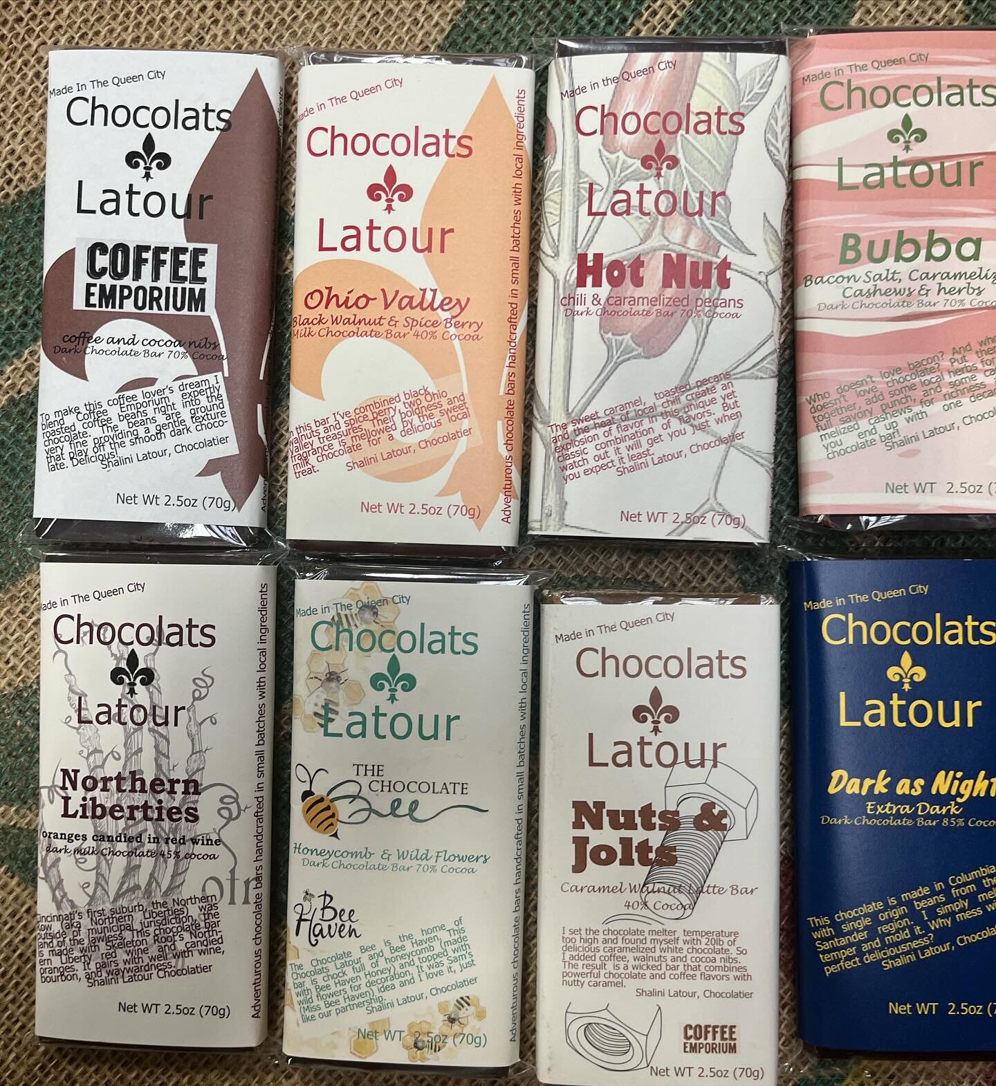 A new year!!
At our home we celebrated with a chocolate tasting and bubbles. 
Chocolat LaTour has outdone themselves yet again and we are so proud to carry almost their whole line of magnificent French Chocolate. 
Happy 2024!!
#chocolate #chocolatlat