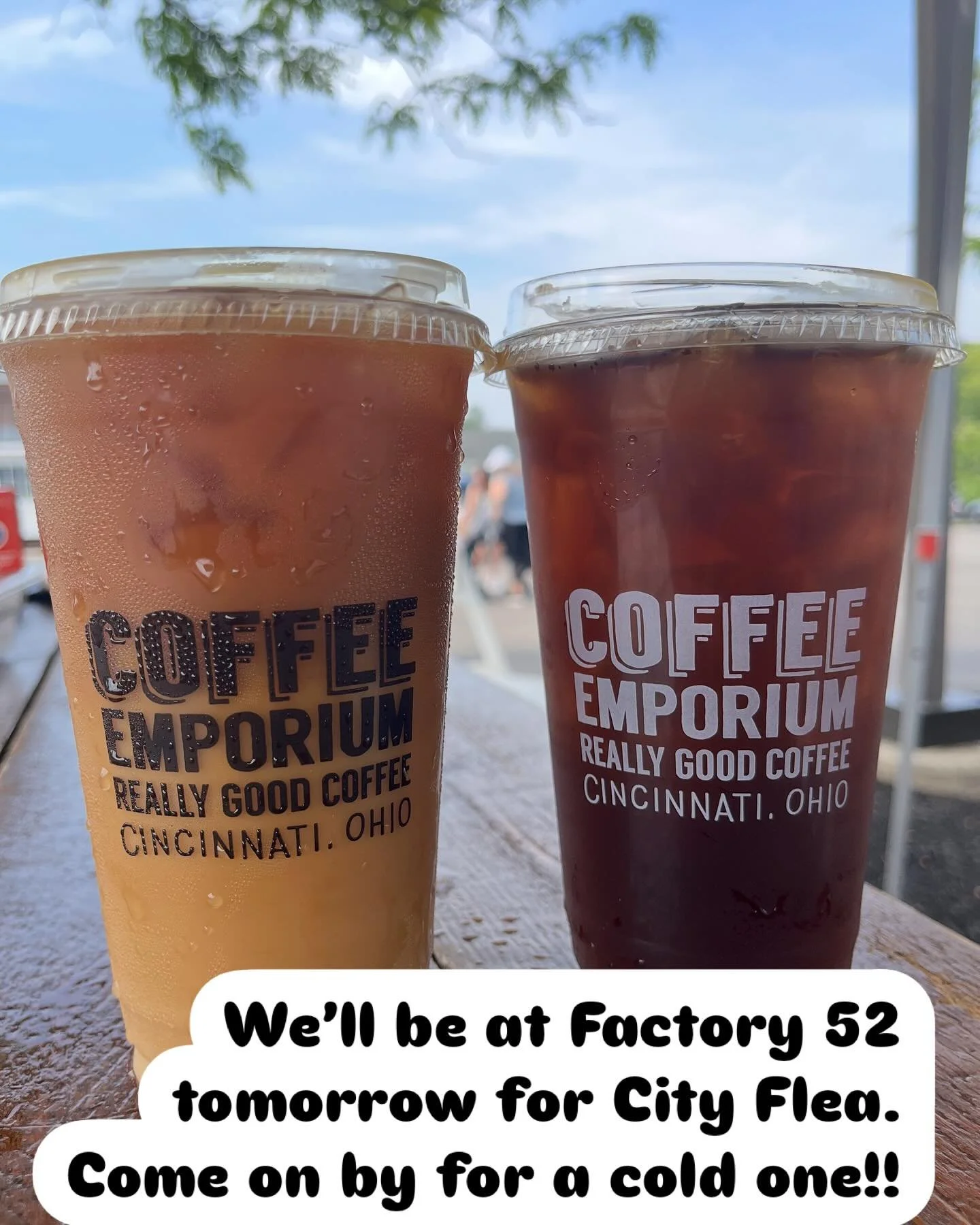 Factory 52 on Saturday and Washington Park on Sunday. 
See you there!!