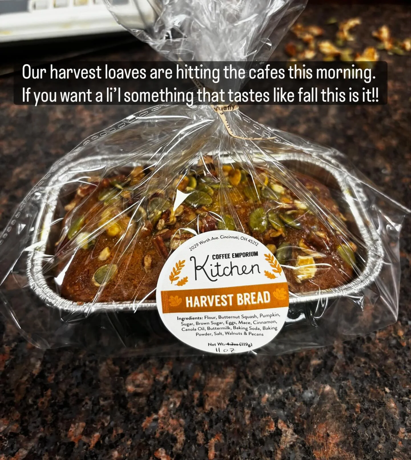 These harvest loaves are perfect for sharing….or not. 
We’re not here to judge. 
Chock full of all kinds of goodness!!
