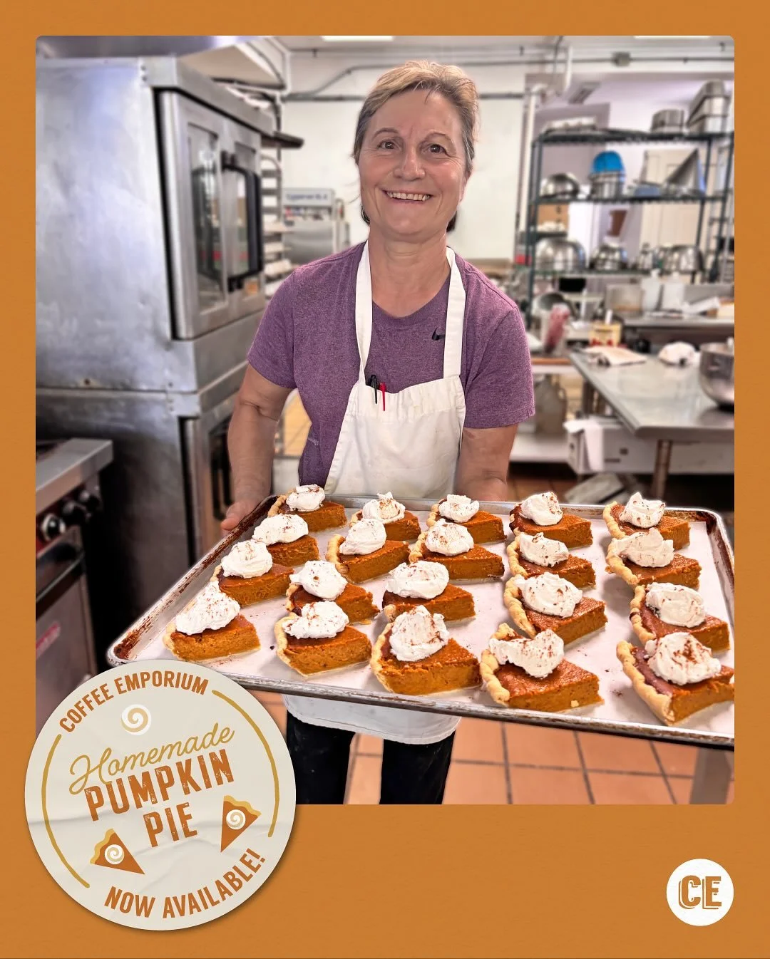 Pumpkin Pie is back in our cafés! Just in time for sweater weather. 🥧
#CoffeeEmporium #FallFlavors #PumpkinSeason