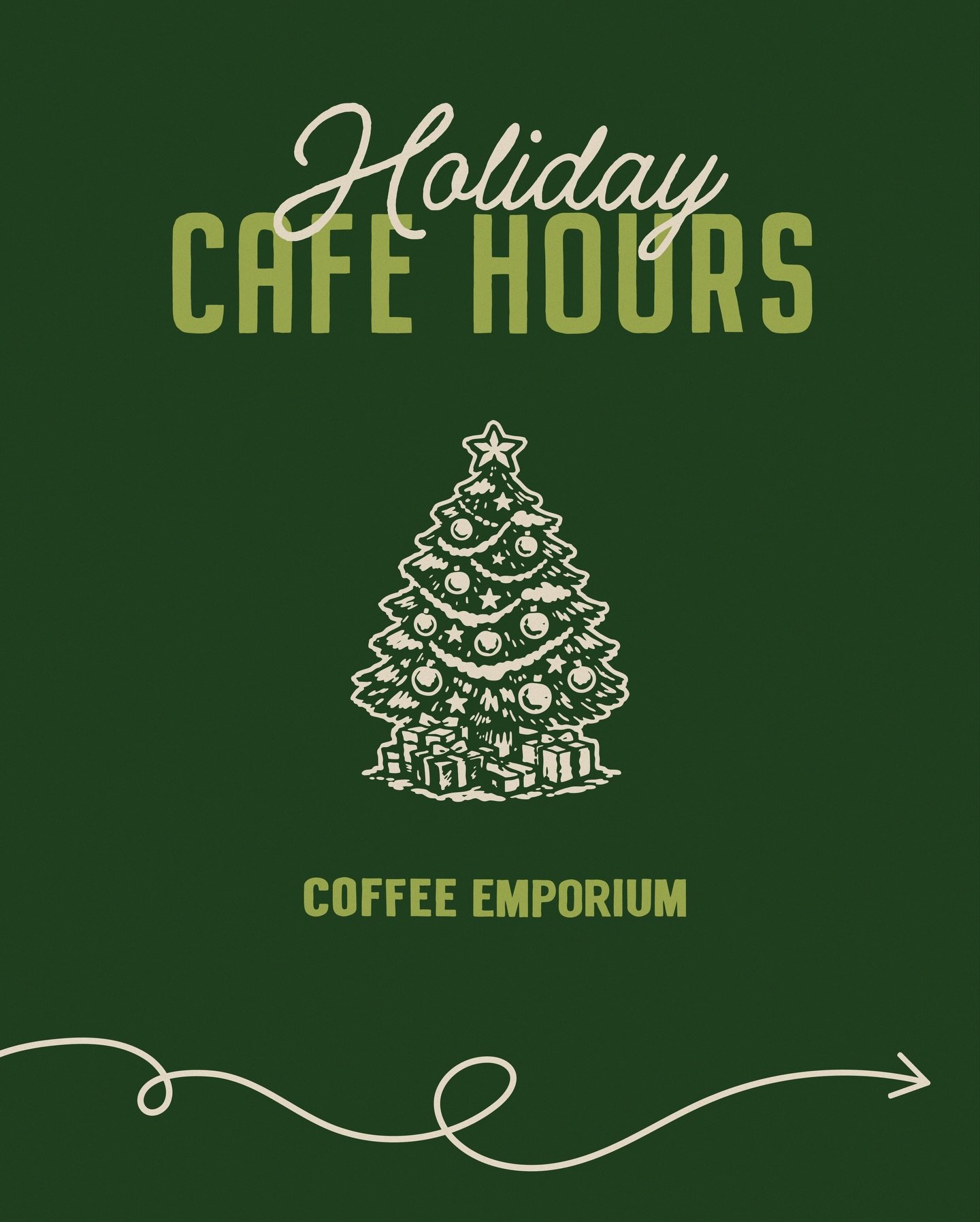 Holiday hours are here 🎄

Please note our adjusted hours for Over-the-Rhine and Hyde Park as we head into Christmas and the New Year. Thanks for celebrating the season with us. See you soon!