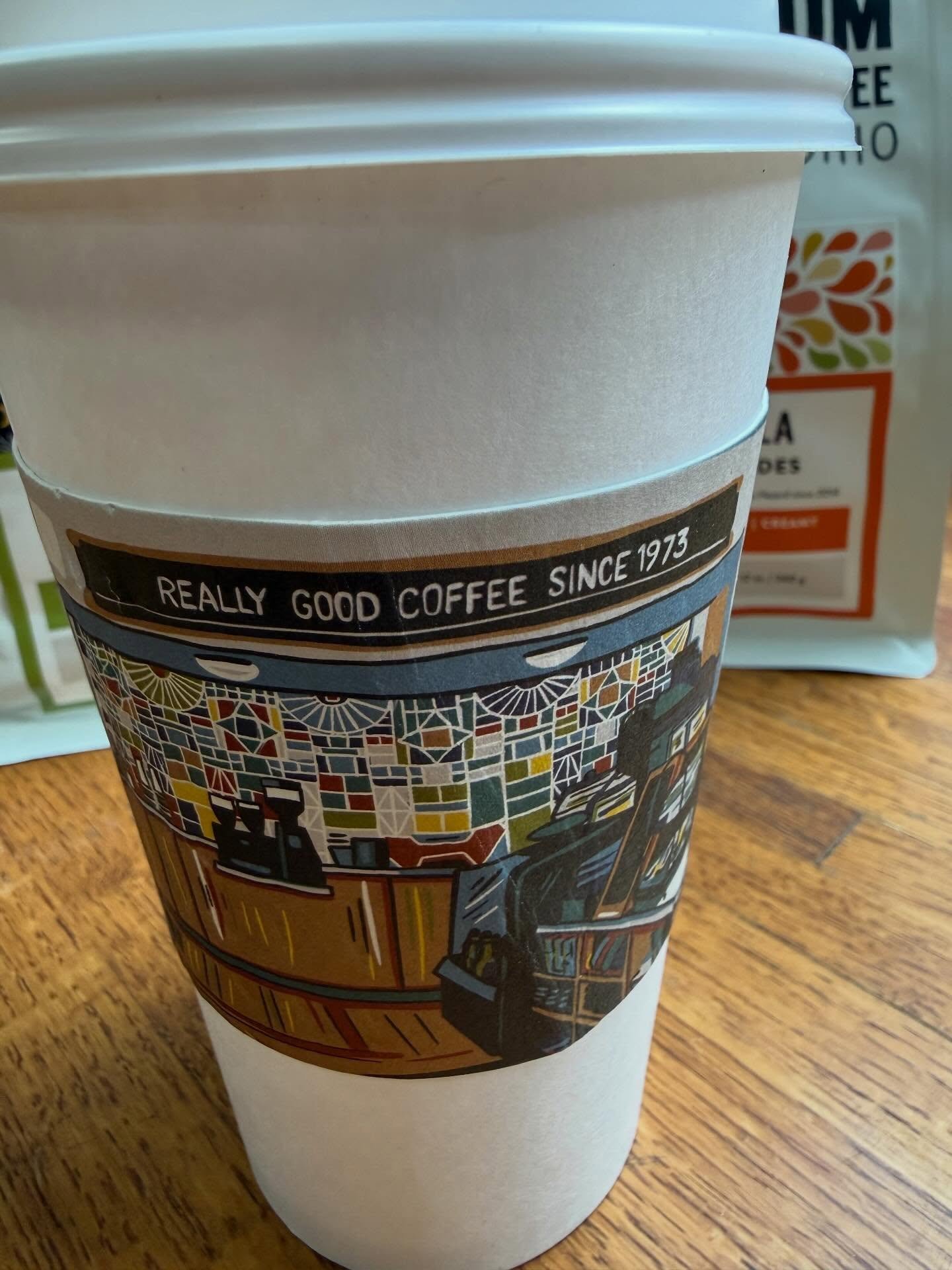 The exterior of our cups  is stunning, captivating, and artistic.

You know, come to think of it, that pretty well describes what&rsquo;s on the inside of cups too. 

We&rsquo;d love to see you sometime.