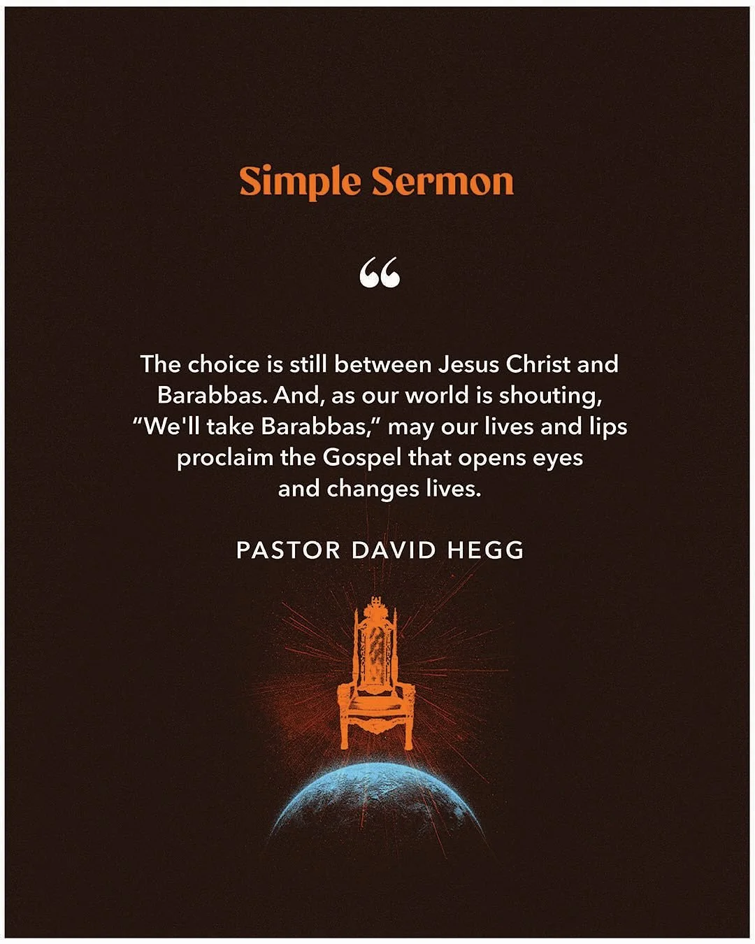 Simple Sermon, Weekly Questions, and Friday Prayer | Monday-Friday, October 13-17, 2025