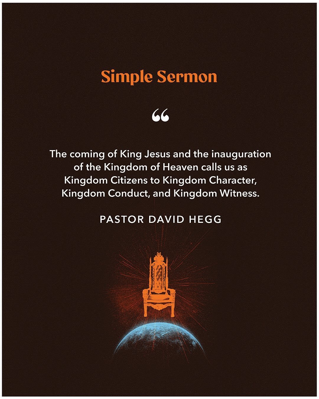 Simple Sermon, Weekly Questions, and Friday Prayer | Monday-Friday, November 10-14, 2025