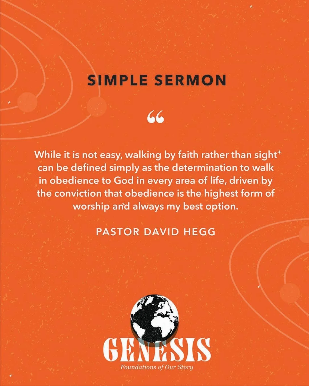 Our Simple Sermon, Weekly Questions, and Friday Prayer | Monday-Friday, May 4-8, 2026