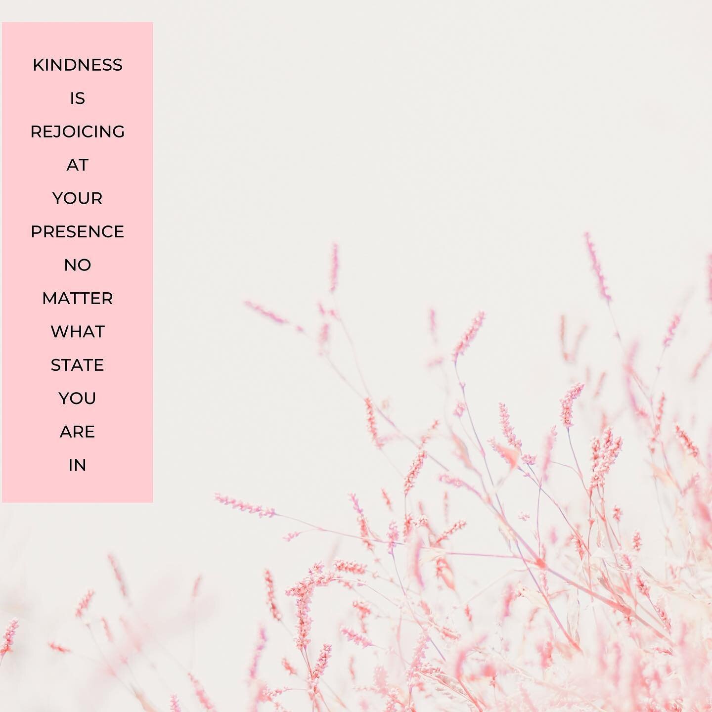 Here, when I say &ldquo;kindness is rejoicing,&rdquo; we might think of Kindness not as something we possess, or don&rsquo;t possess; rather something that POSSESSES US. That is, this quote isn&rsquo;t pointing to a &lsquo;definition&rsquo; of kindne