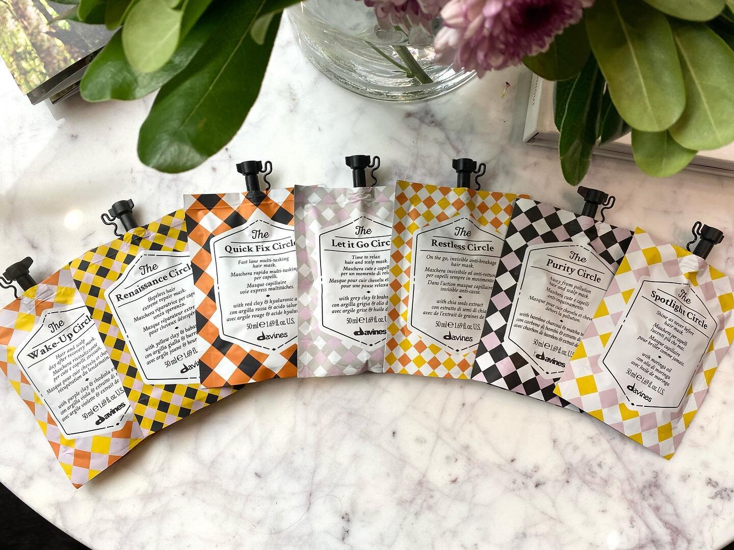 Have you seen the Davines Circle Chronicles? ✨
.
There are 7 different types of hair masks for every occasion. From deep nourishment to added shine, these cover every need. In just 10 minutes, these hair masks deliver fast and targeted results!
.
Eac