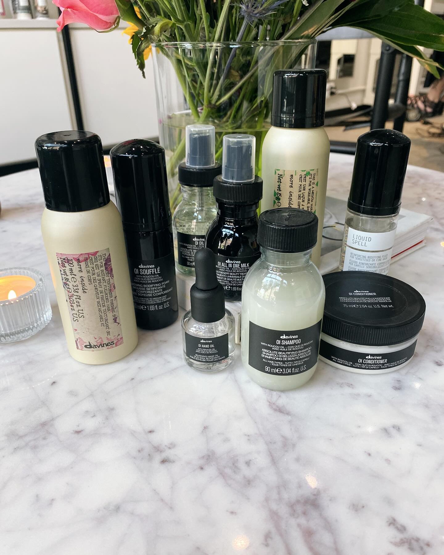 Minis are here! ☀️ From the shower, to styling, to finishing sprays! We have you covered for your next travel getaway!