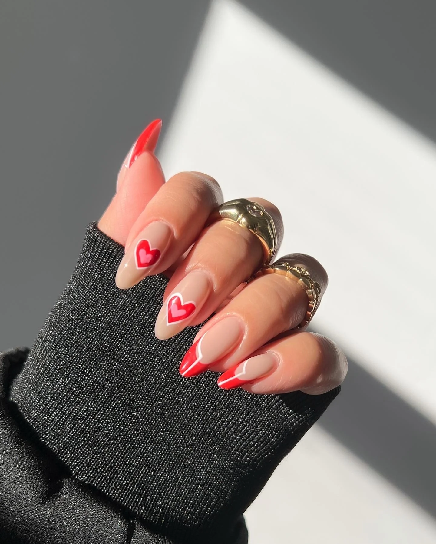 valentines nails