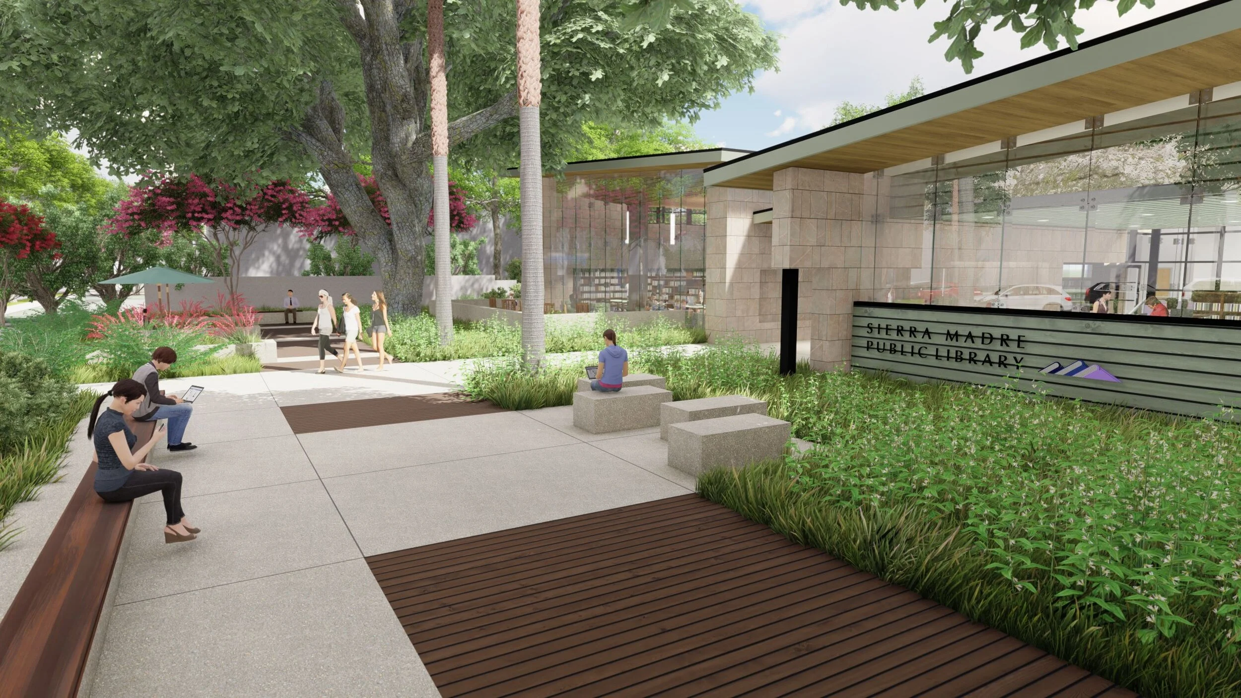 Sierra Madre Public Library Replacement Library — PBWS Architects