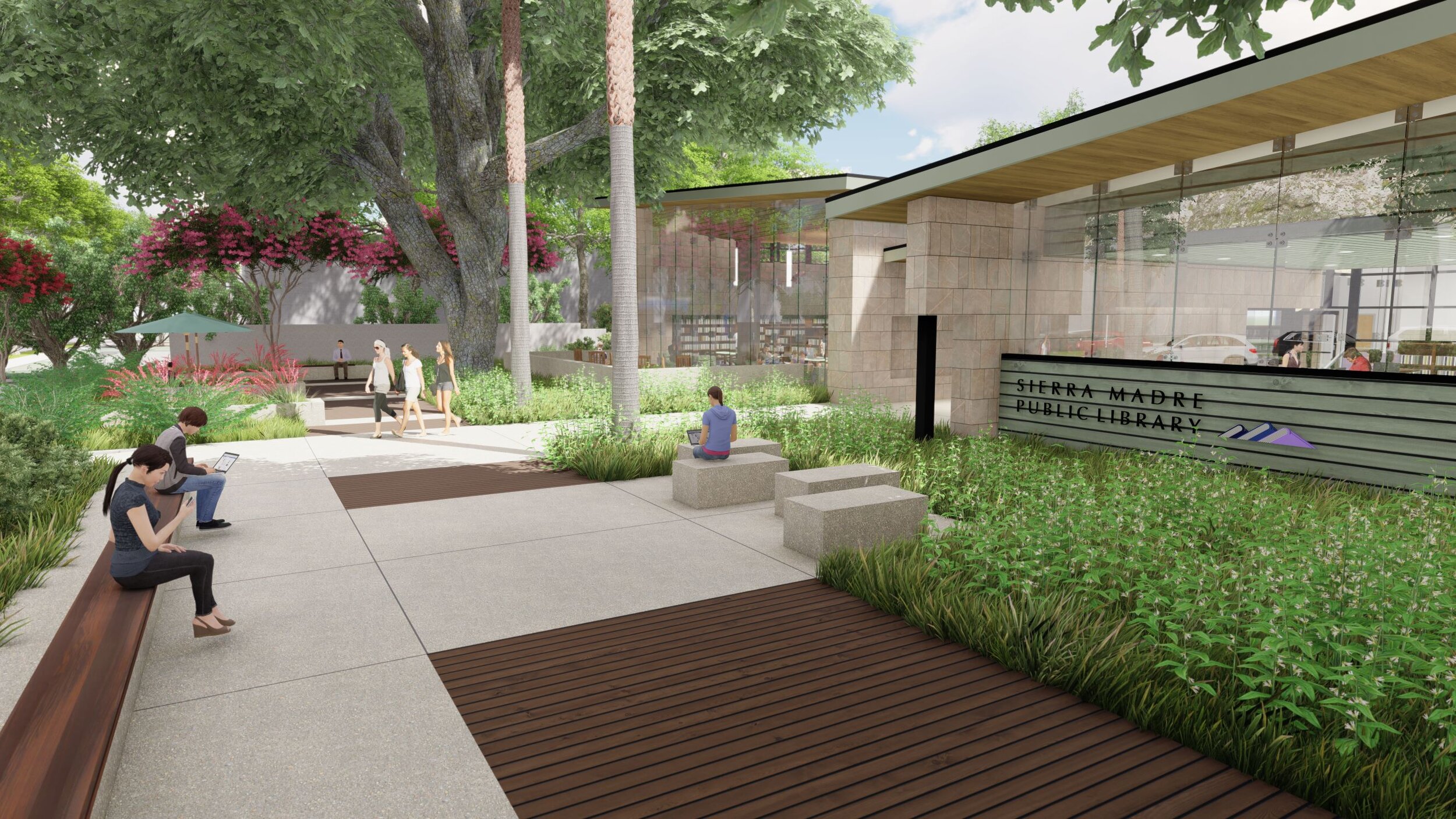 Sierra Madre Public Library Replacement Library — PBWS Architects