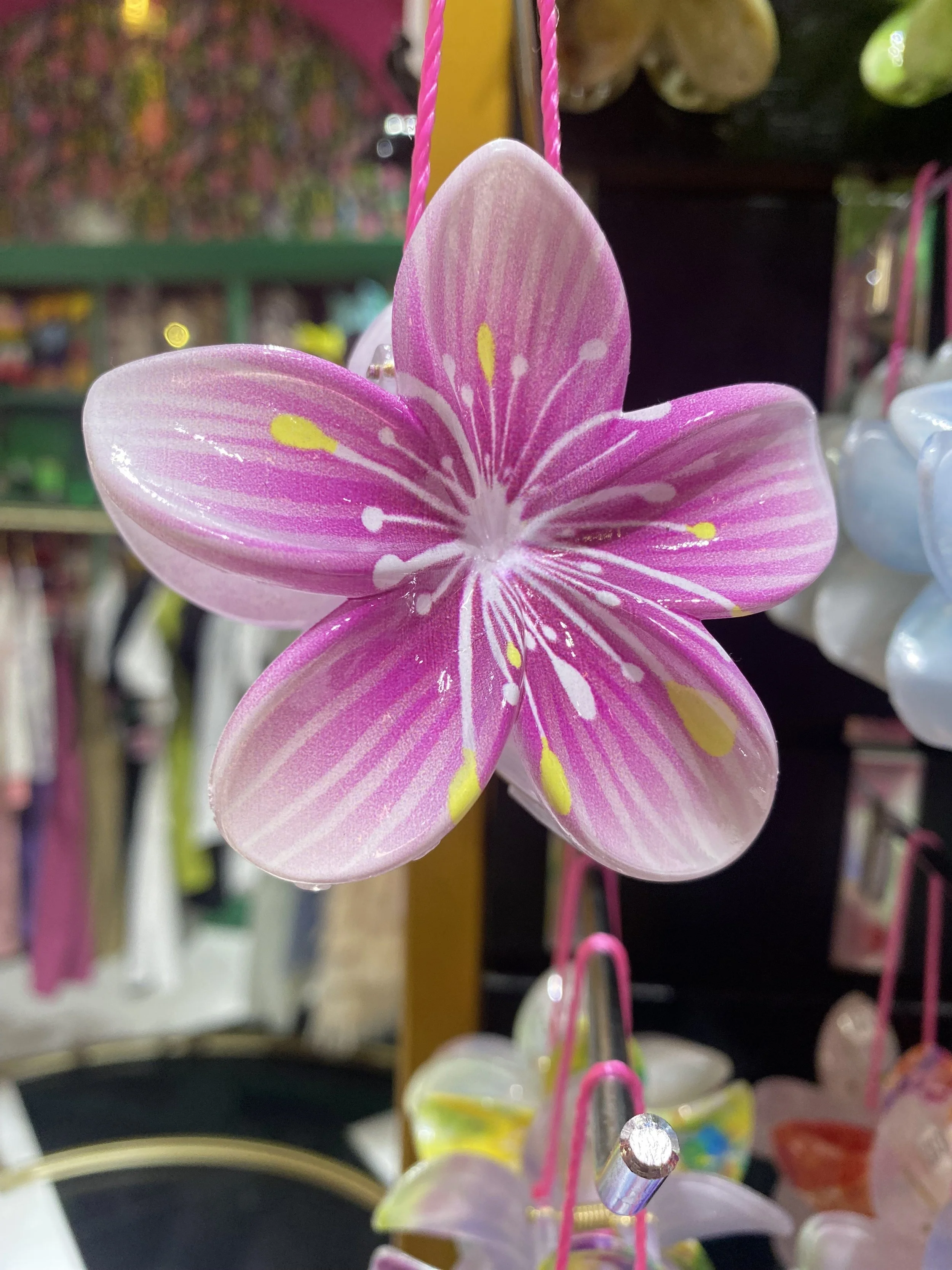 Tulip Pattern Flower Claw Clip