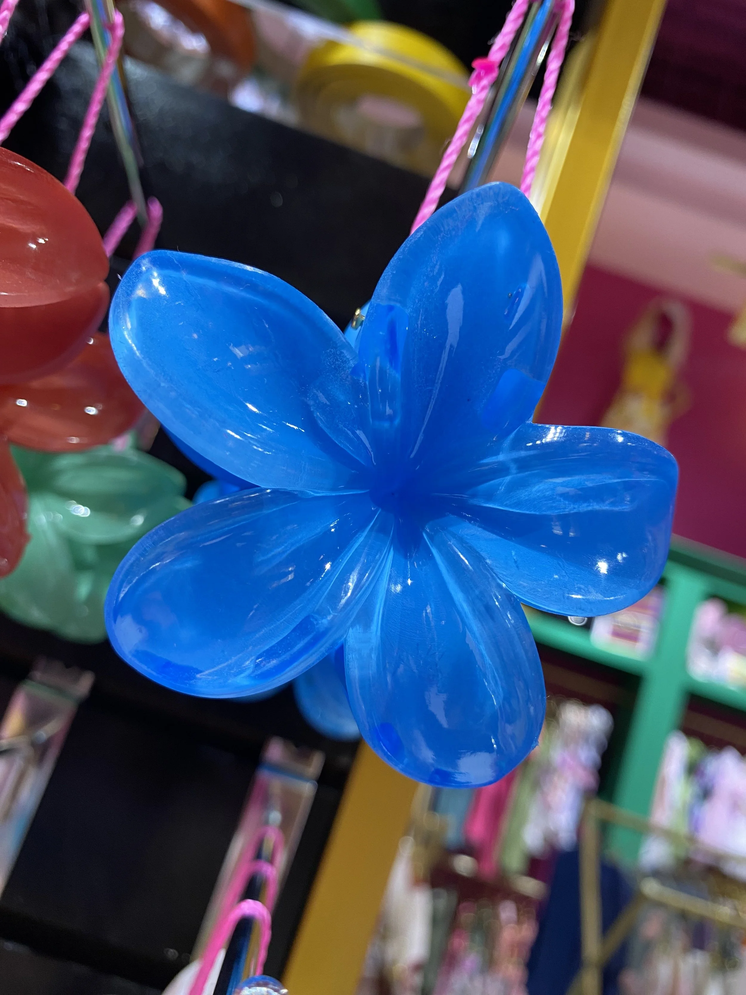 Plain Flower Claw Clip