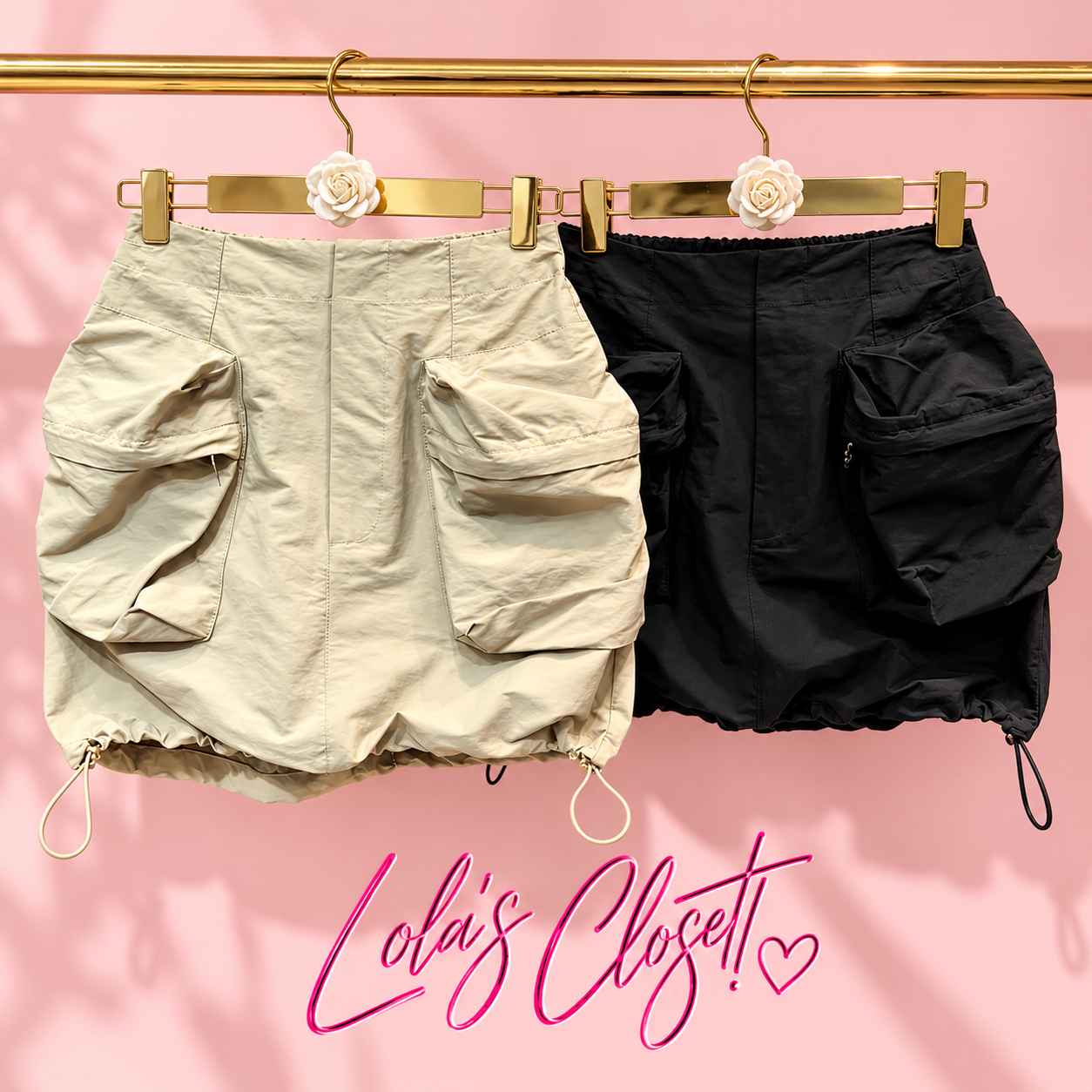CARGO SKIRTS ( 2 Colors)