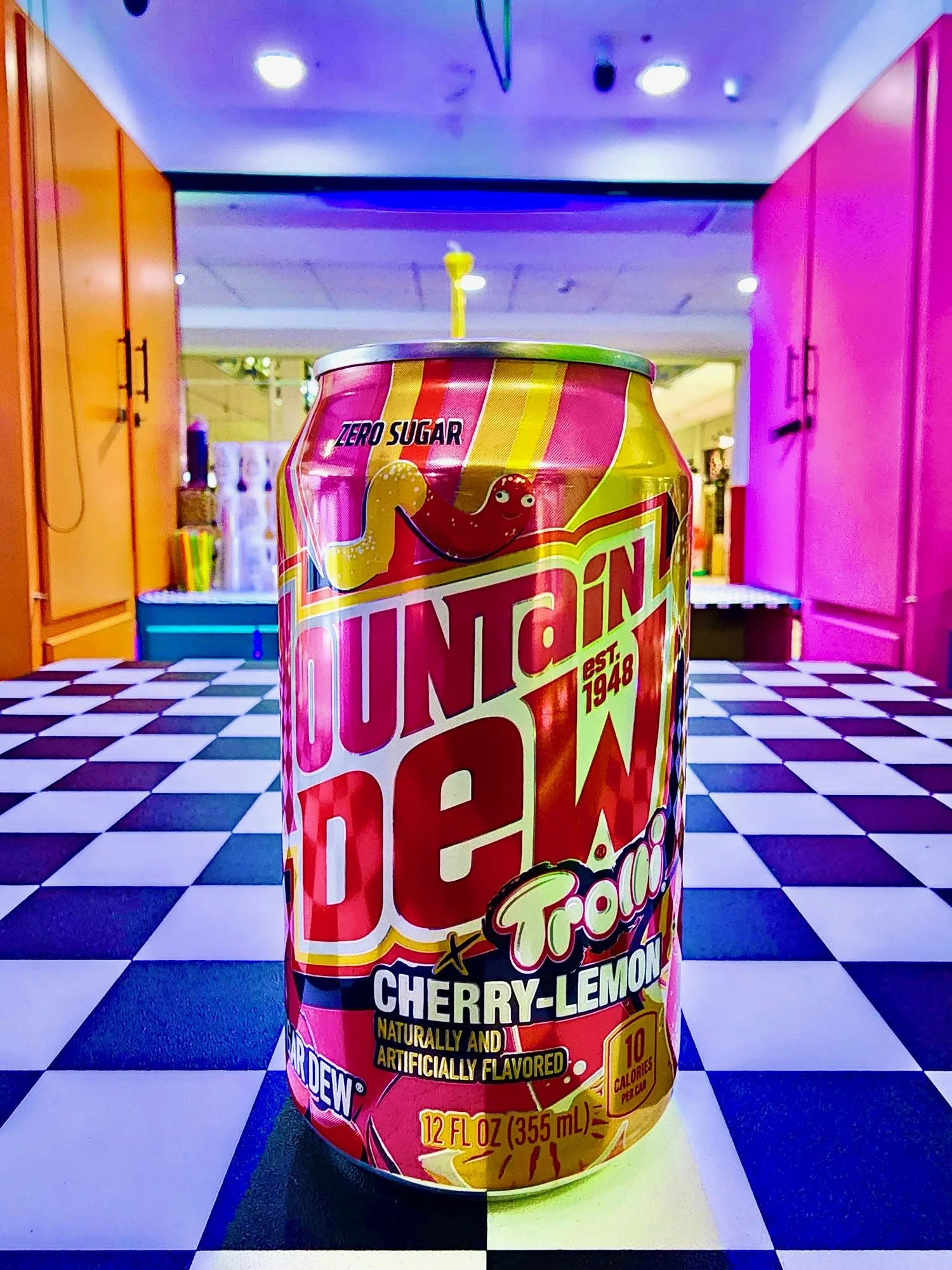 MOUNTAIN DEW - CHERRY LEMON TROLLI *ZERO SUGAR