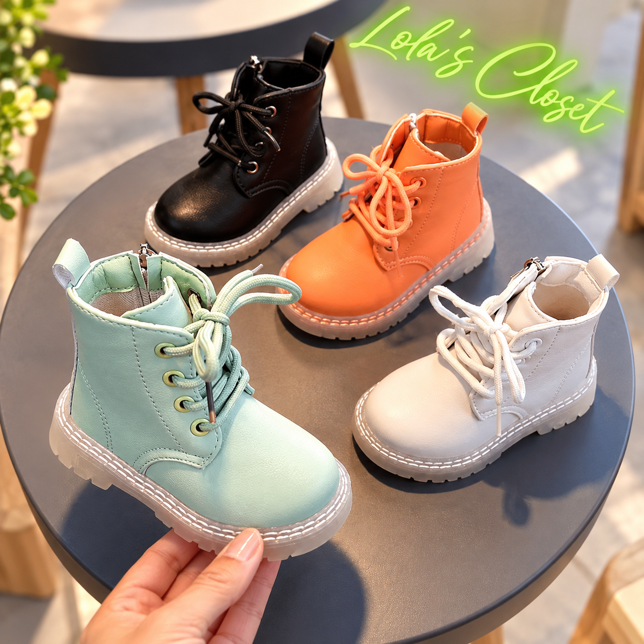 KIDS' COMBAT BOOTS (4 Colors)