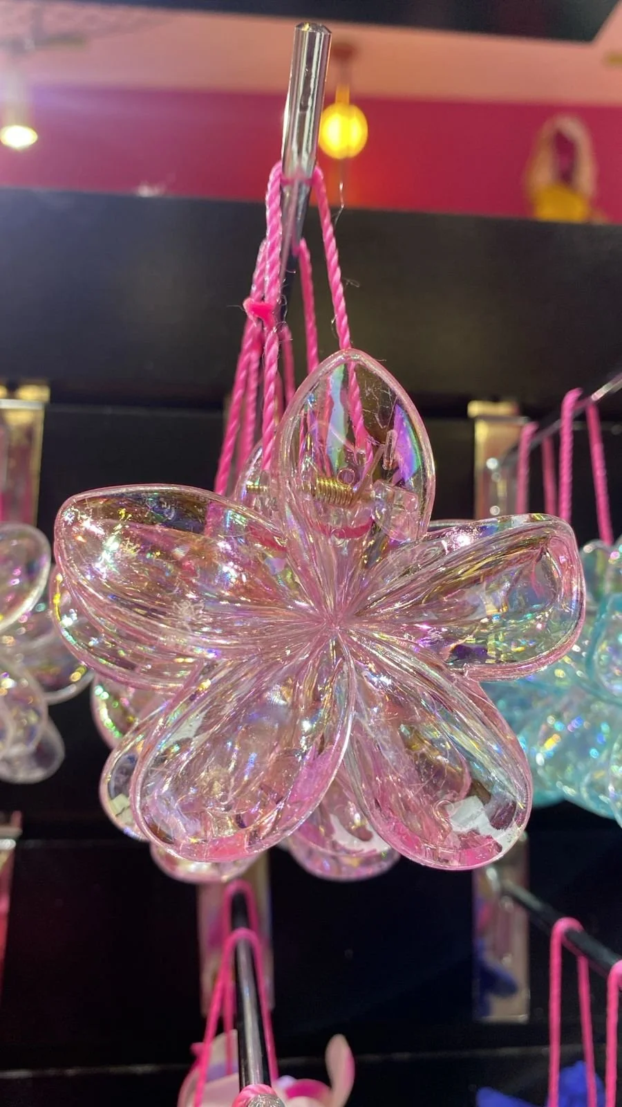 Iridescent Flower Claw Clip (4 Colors)