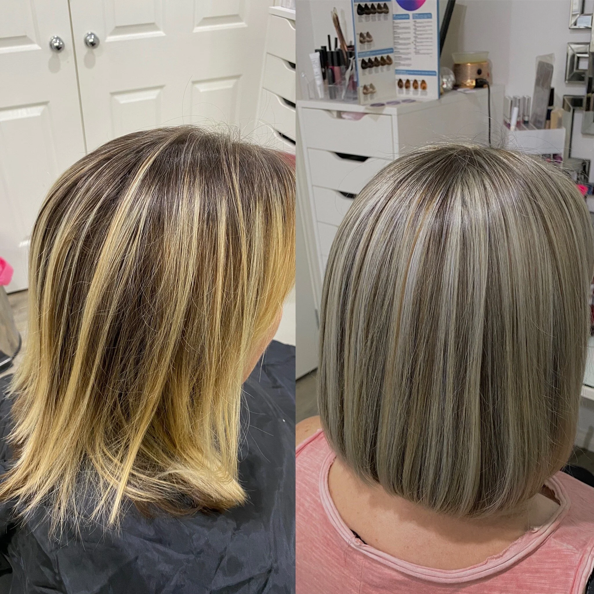 Before & After Ash Toner