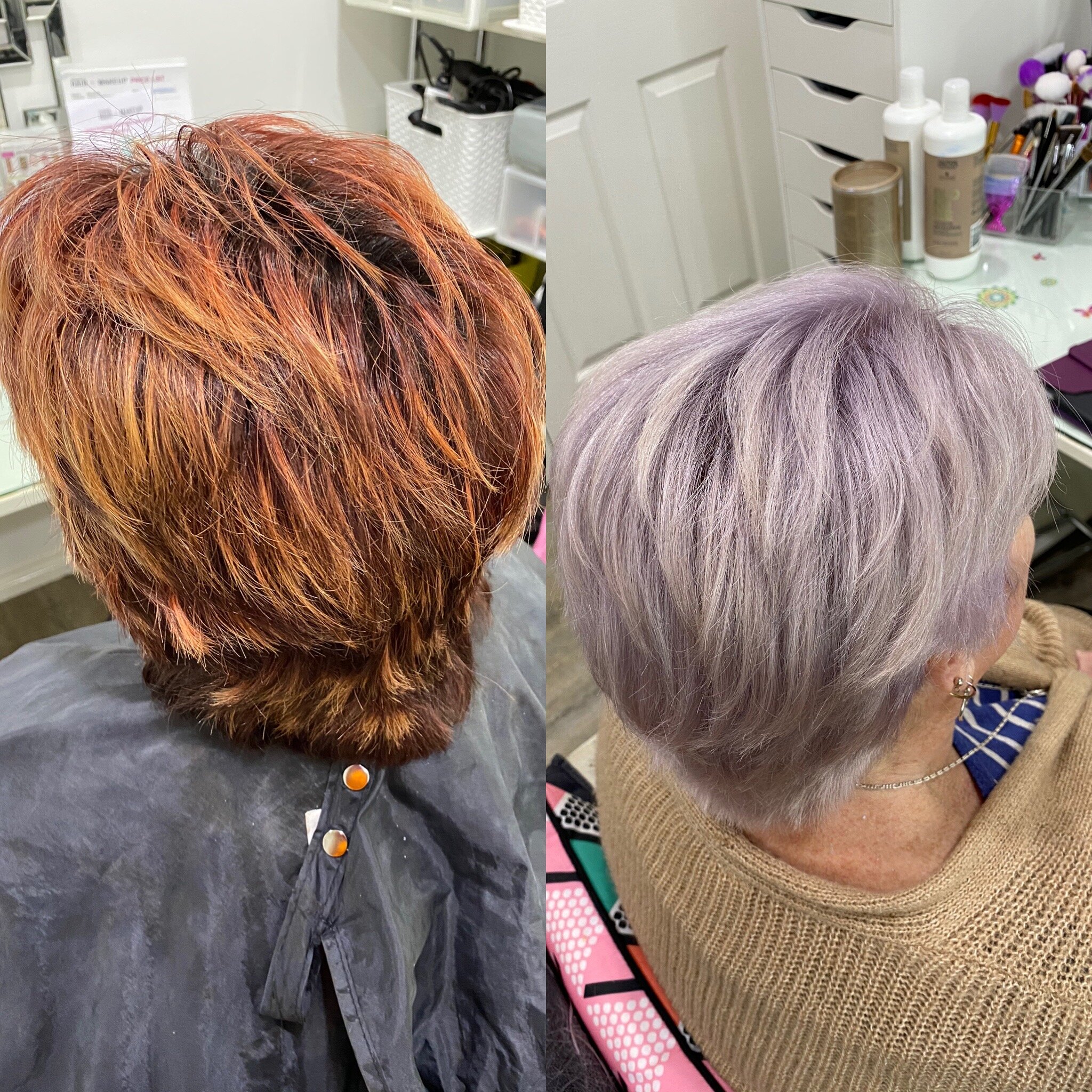 Before & After Red - Lilac