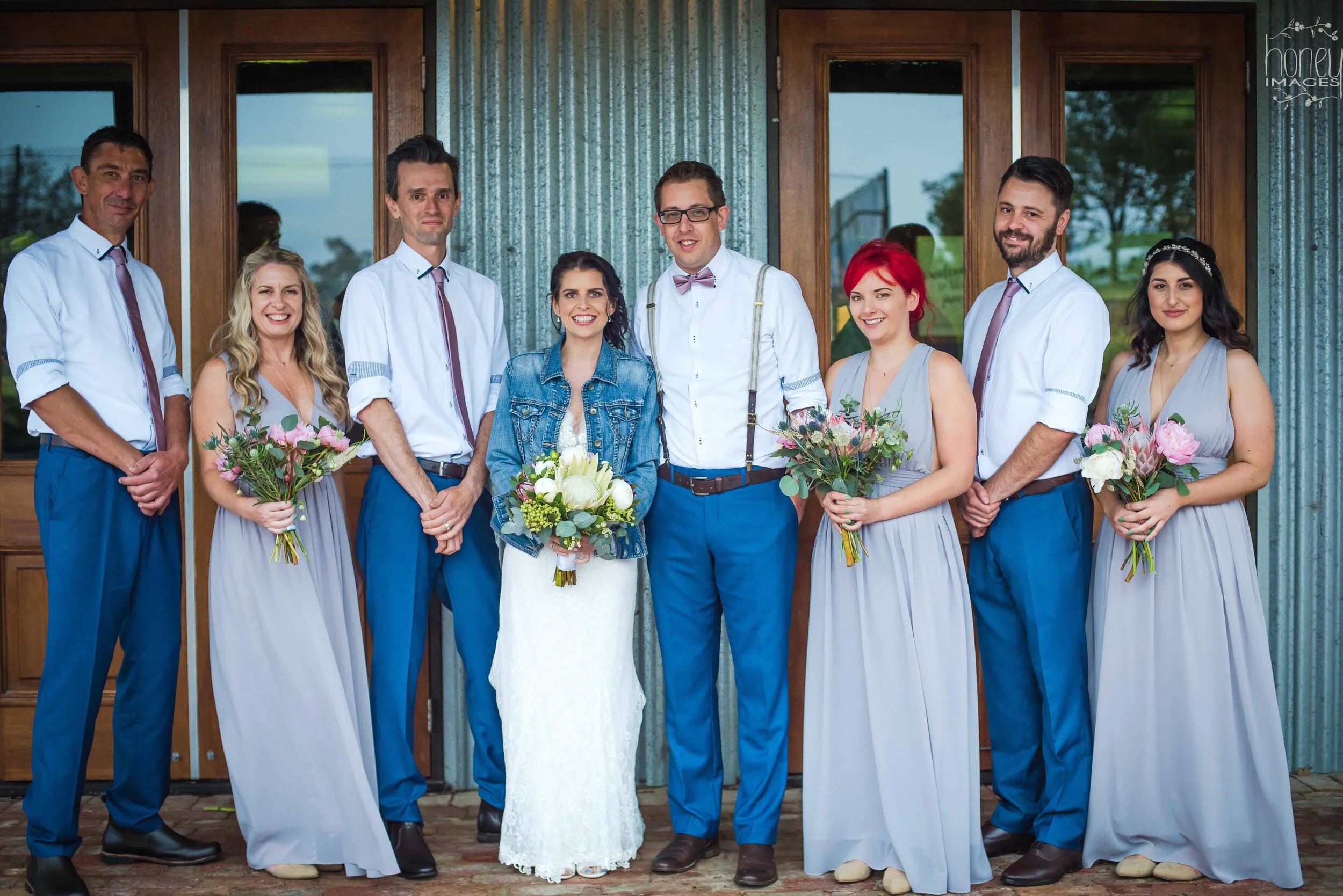 Rhiannon, Hubby & Bridal Party