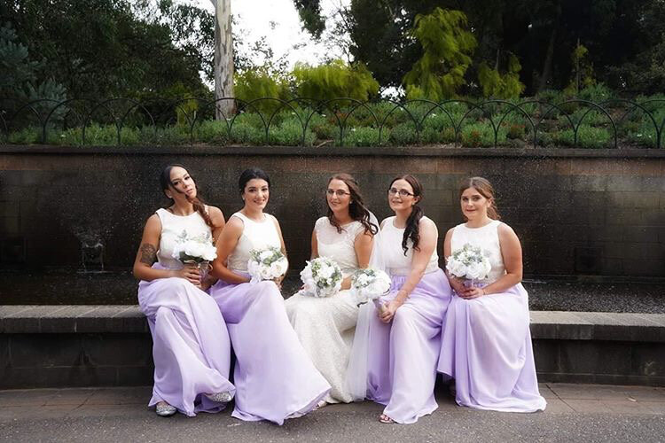 Caitlin & Bridesmaids